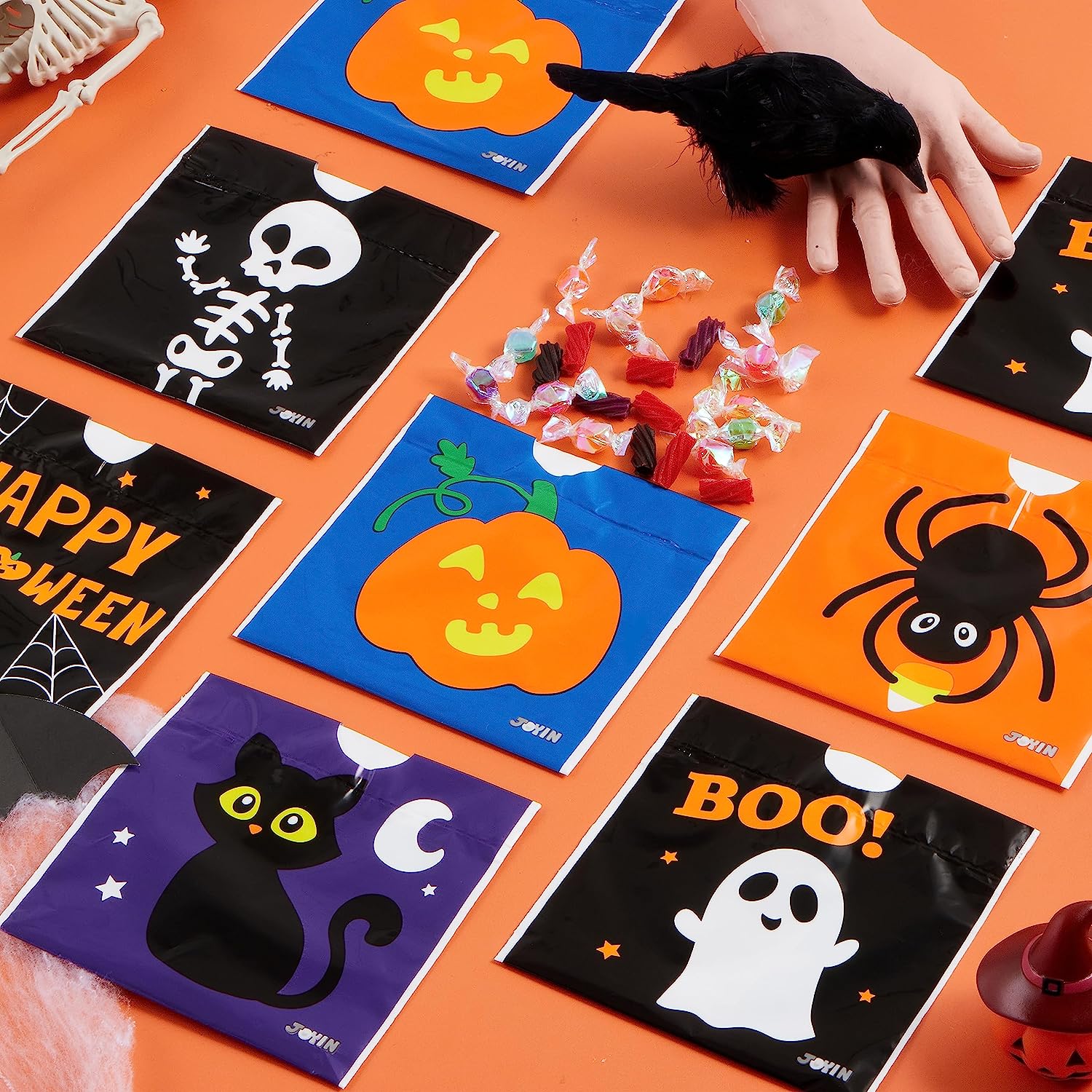 Halloween Drawstring Candy Bag, 96 Pcs - Image 7