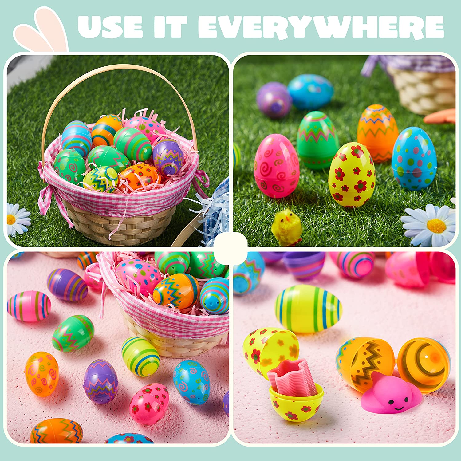 36Pcs Printed Easter Egg Shells - Image 6
