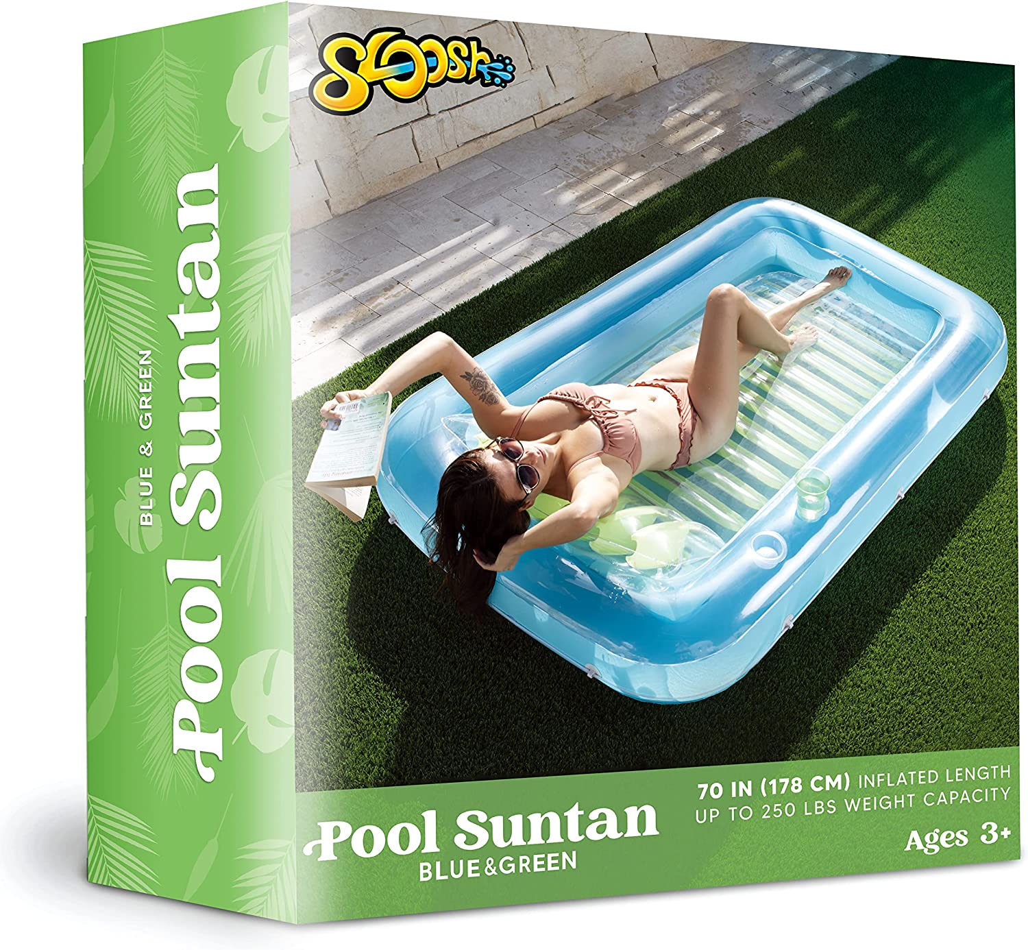 Inflatable Suntan Blue Green - Image 7