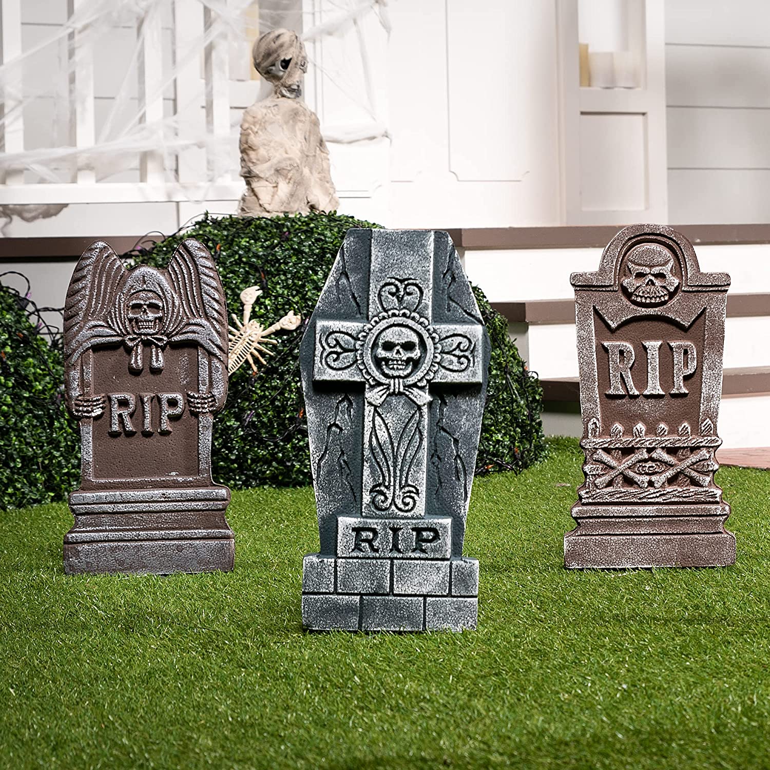 5-pack Realistic Foam Tombstones And Stands - Image 6