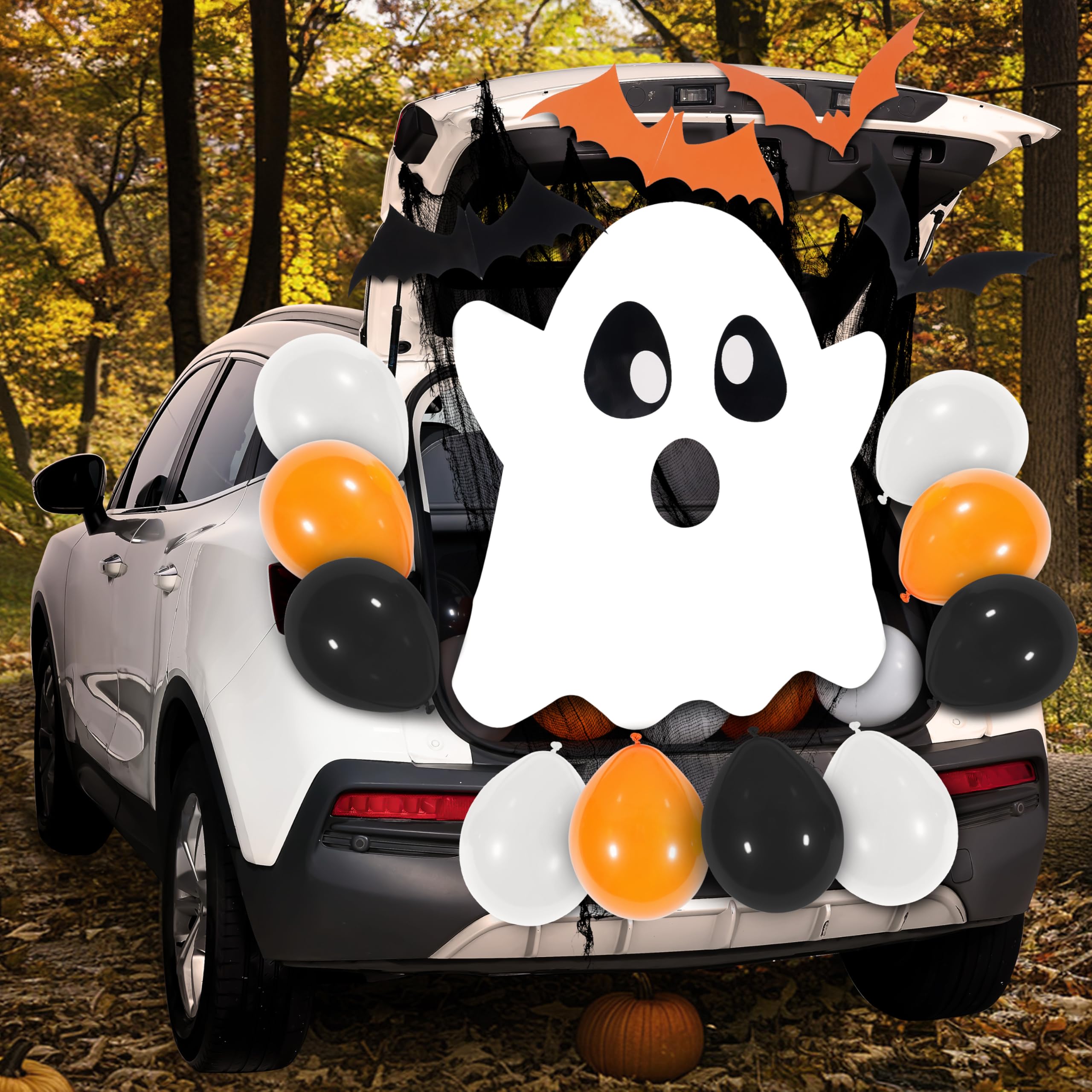 JOYIN Halloween White Ghost Trunk or Treat Car Decor Kit - Image 6