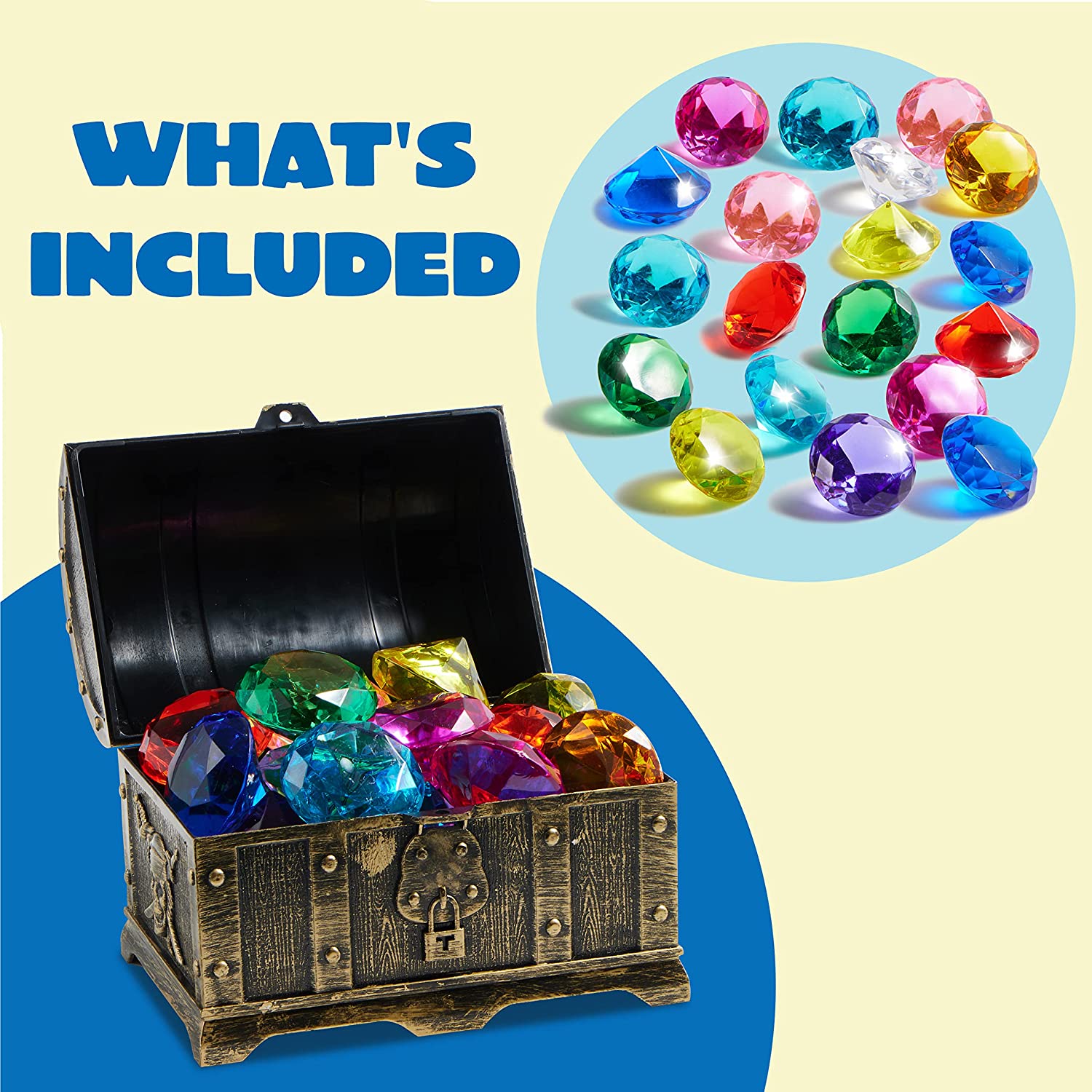 16Pcs Colorful Underwater Gem Pool Toys - Image 2