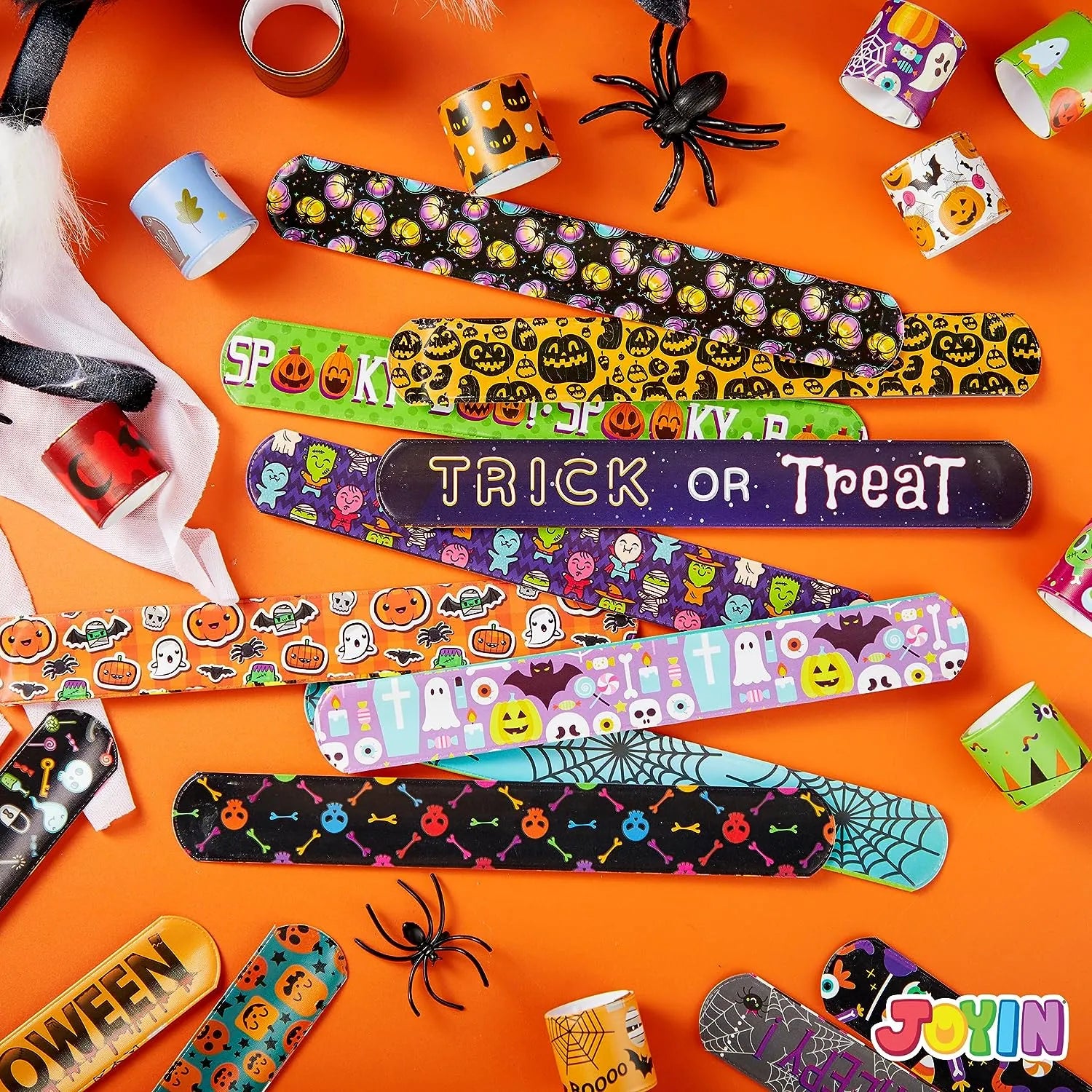 Halloween Themed Slap Bracelets, 72 Pcs - Image 8