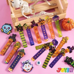 Halloween Bookmark Rulers, 144 Pcs