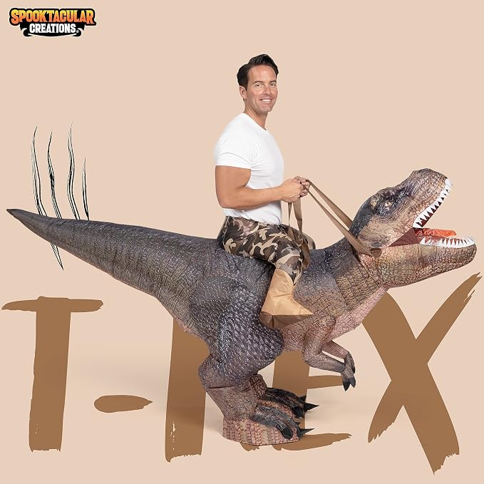 JOYIN Inflatable T-Rex Costume - Stomp Into Halloween - Image 2