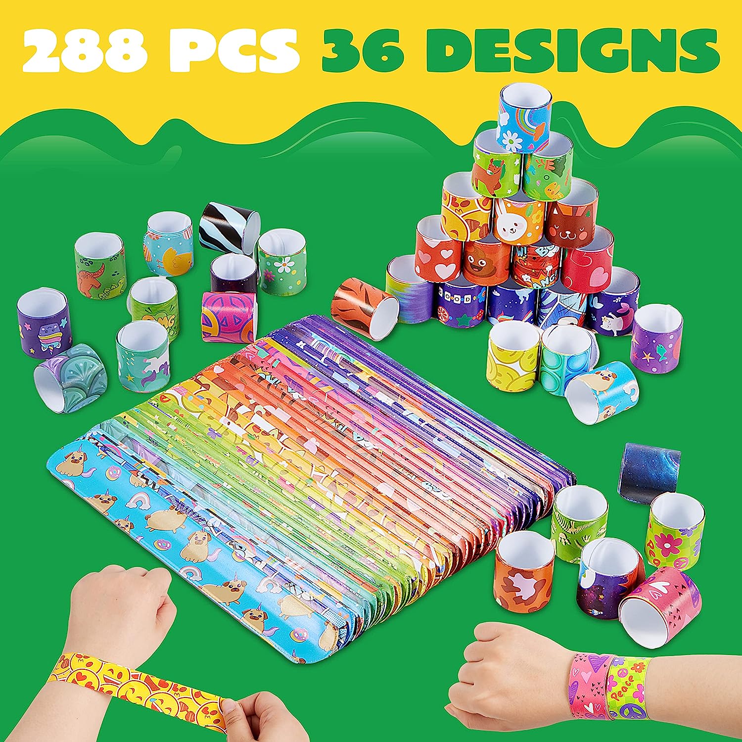 288 Slap Bracelets - Image 2