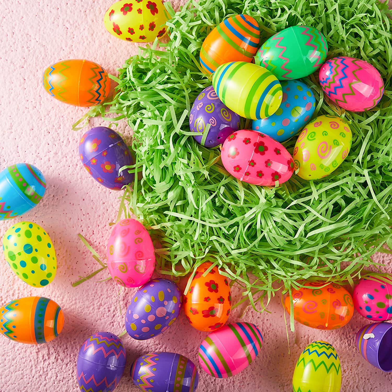 36Pcs Printed Easter Egg Shells - Image 8