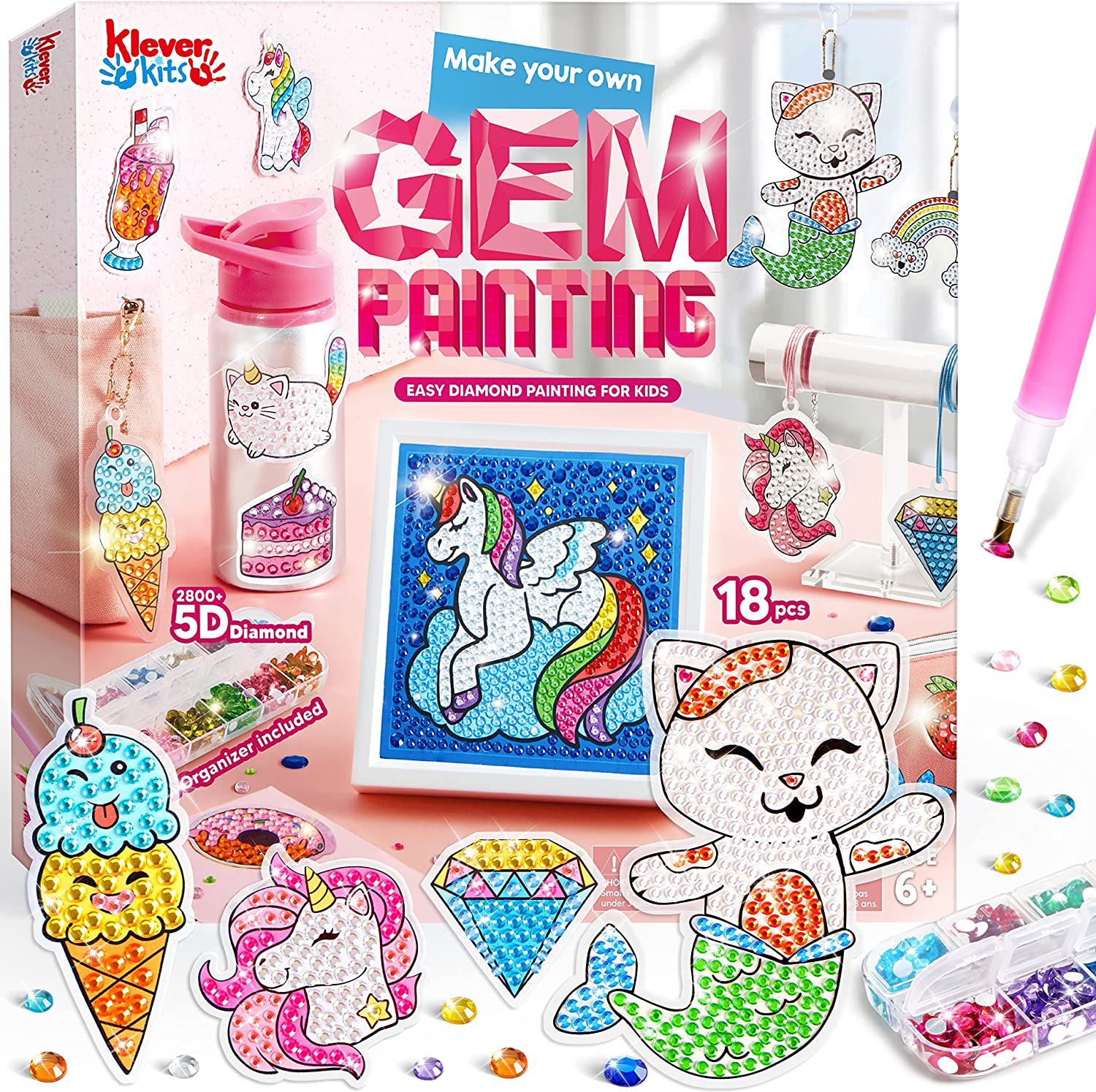 Fantasy Gem Diamond Painting Kit with Big 5D Gem