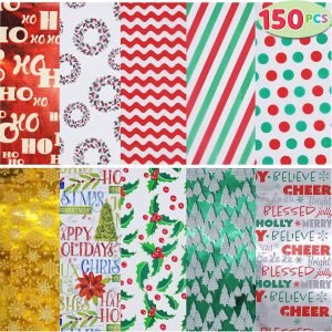 20in Tissue Paper Assortment (ten Colors), 150 Pcs
