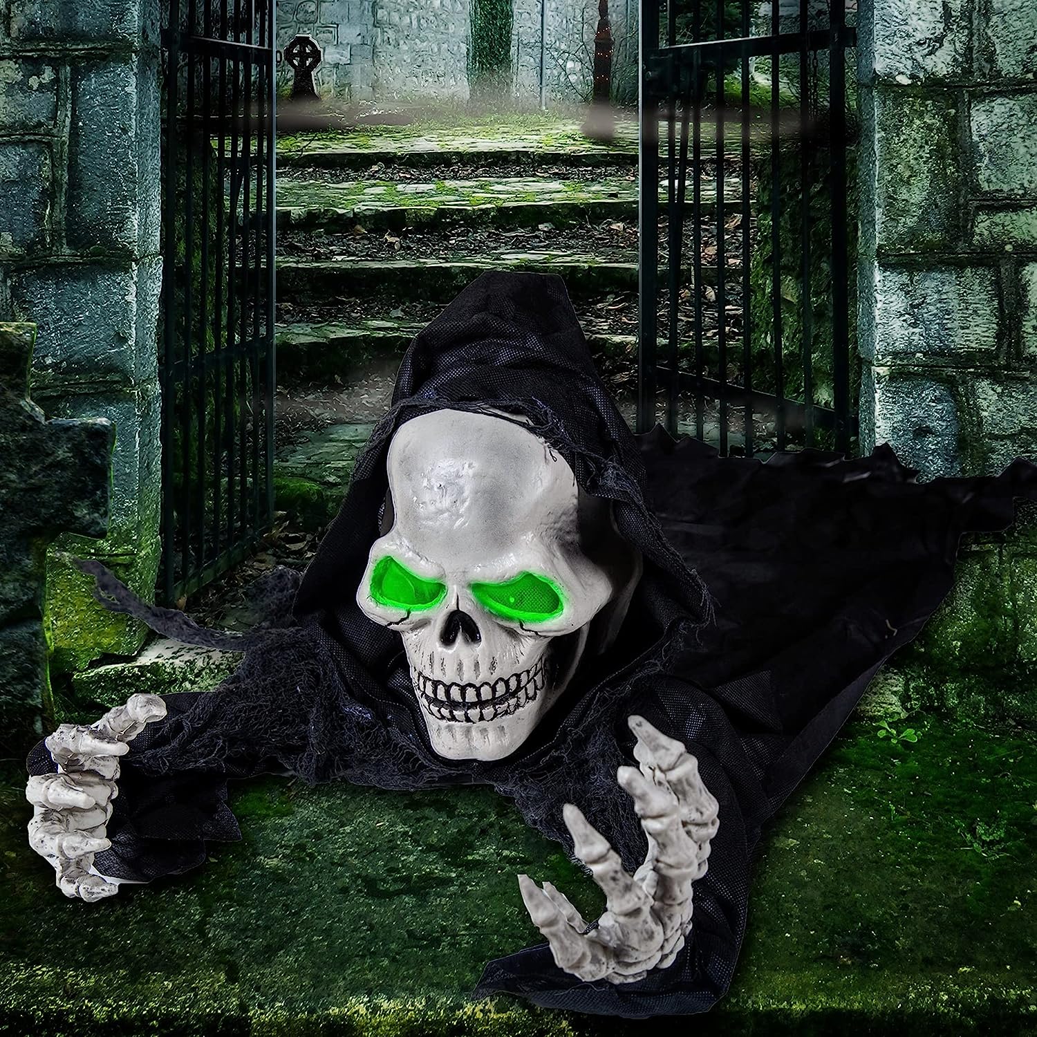 Halloween Grim Reaper Ground breaker Decoration - Image 9