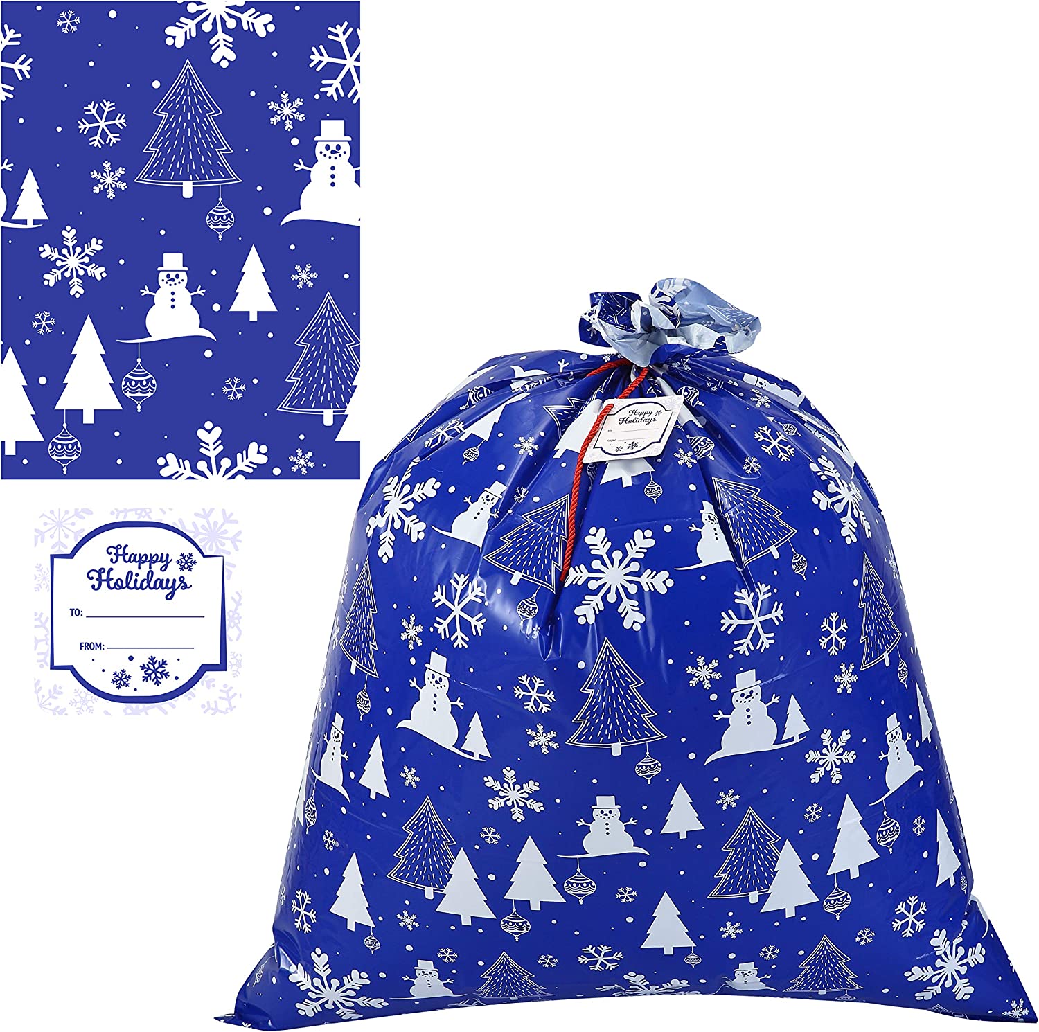 8 Piece Christmas Jumbo Holiday Gift Bags - Image 4