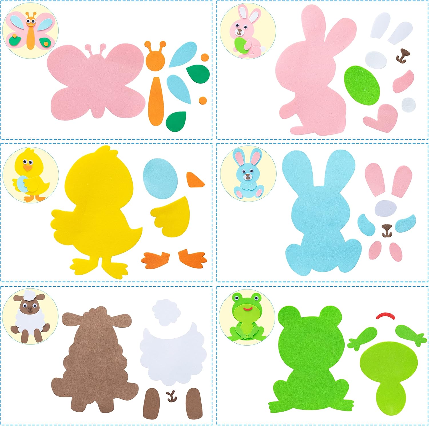 JOYIN Easter Egg Magnet Craft Set 24 Pack - Image 2