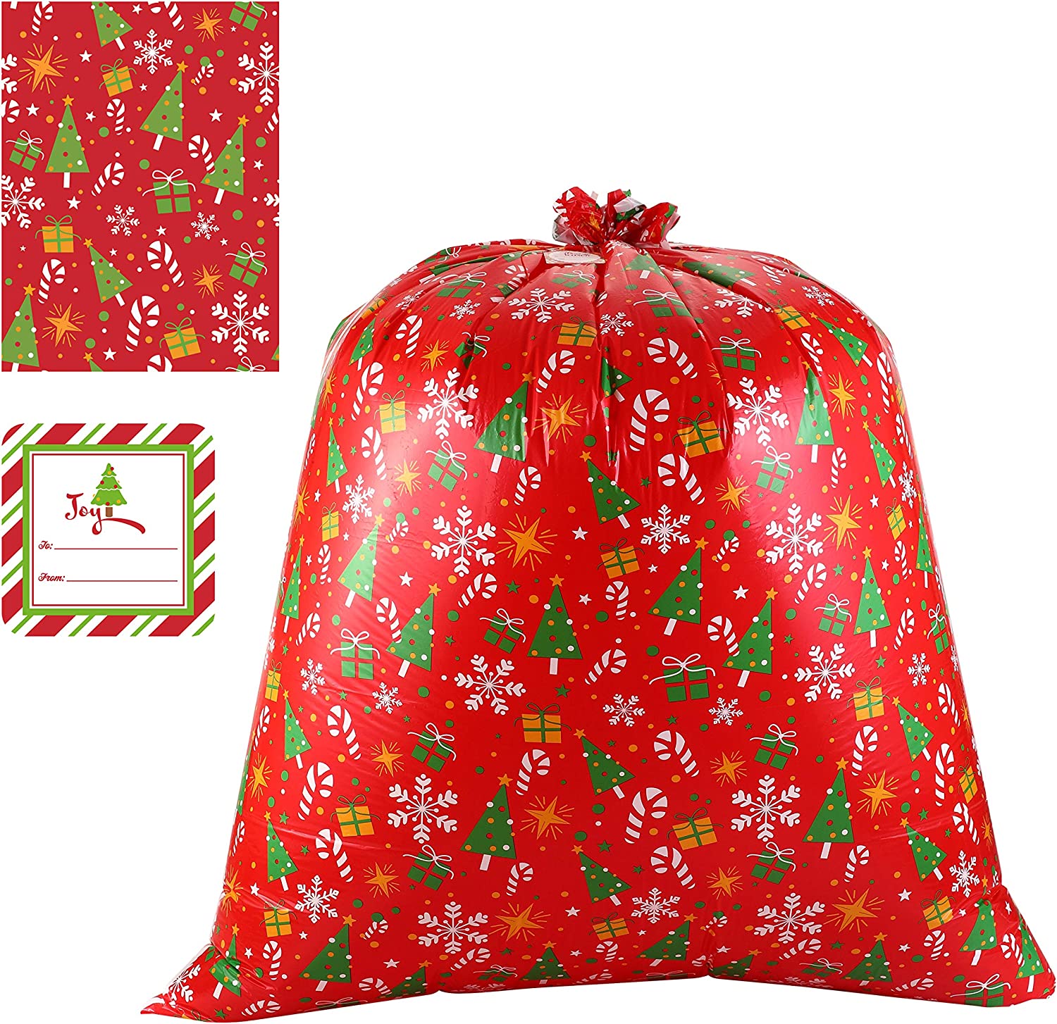 8 Piece Christmas Jumbo Holiday Gift Bags - Image 2