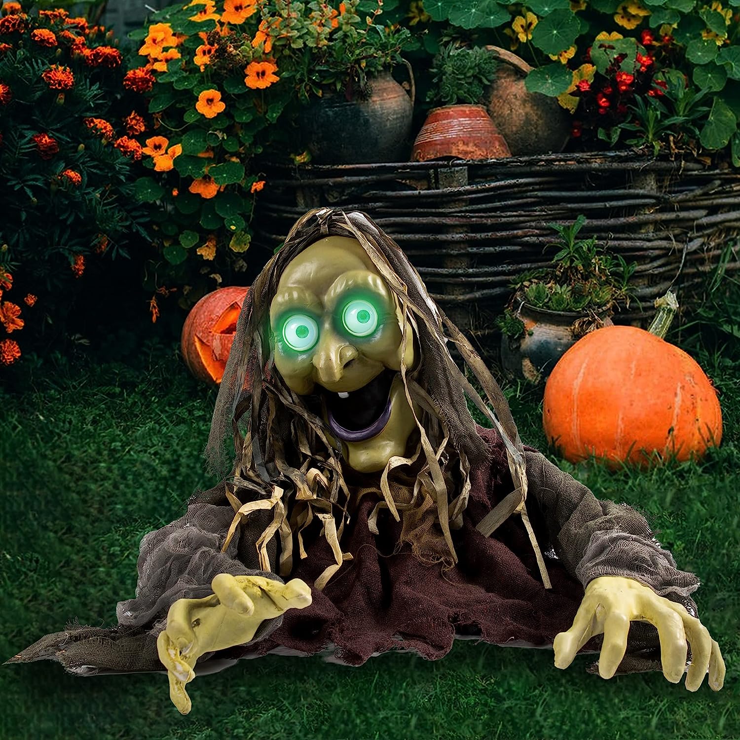 Halloween Witch Ground breaker Decoration - Image 2
