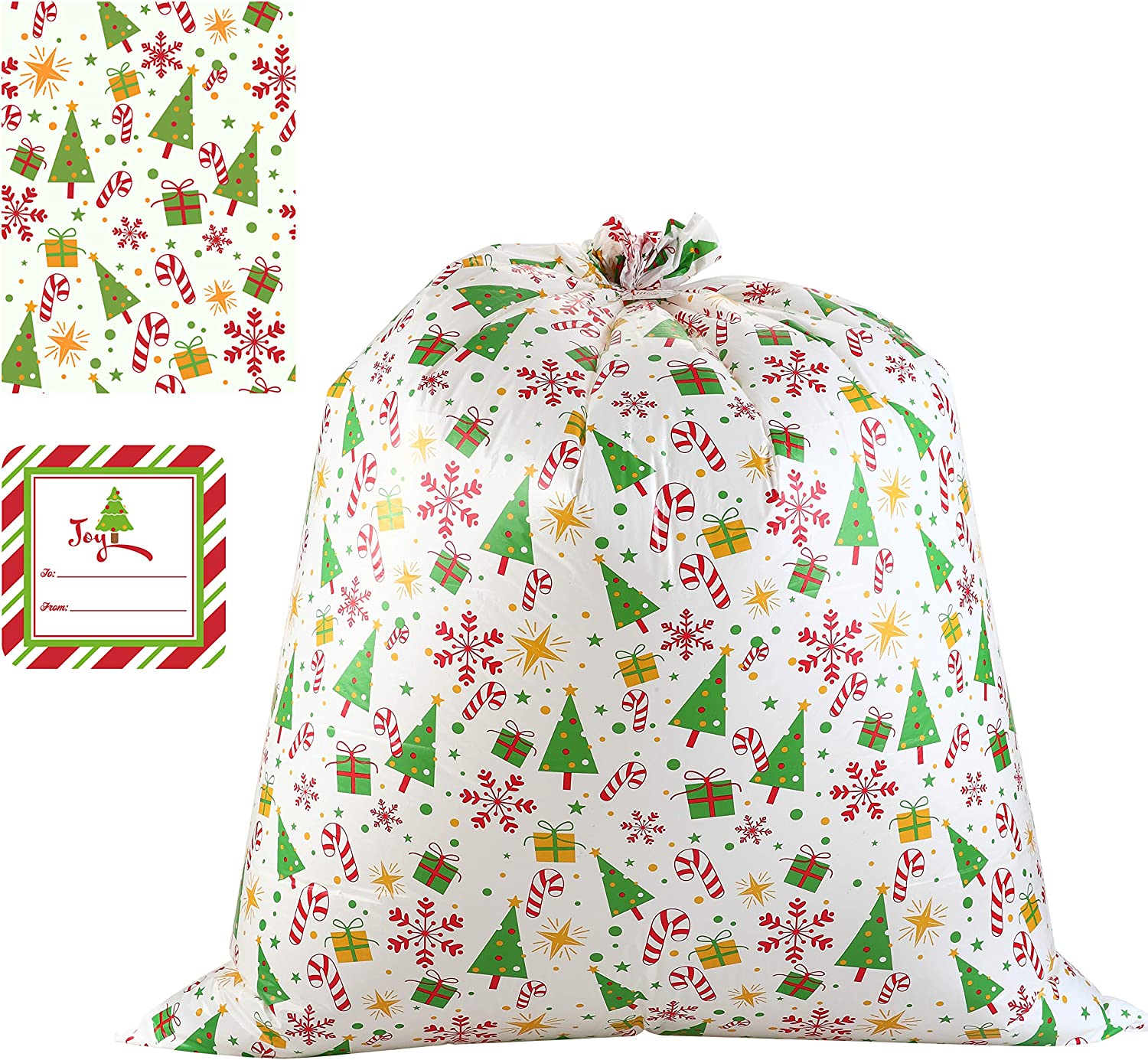 8 Piece Christmas Jumbo Holiday Gift Bags - Image 3