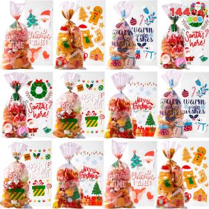 144 PCS Christmas Cellophane Candy Bags