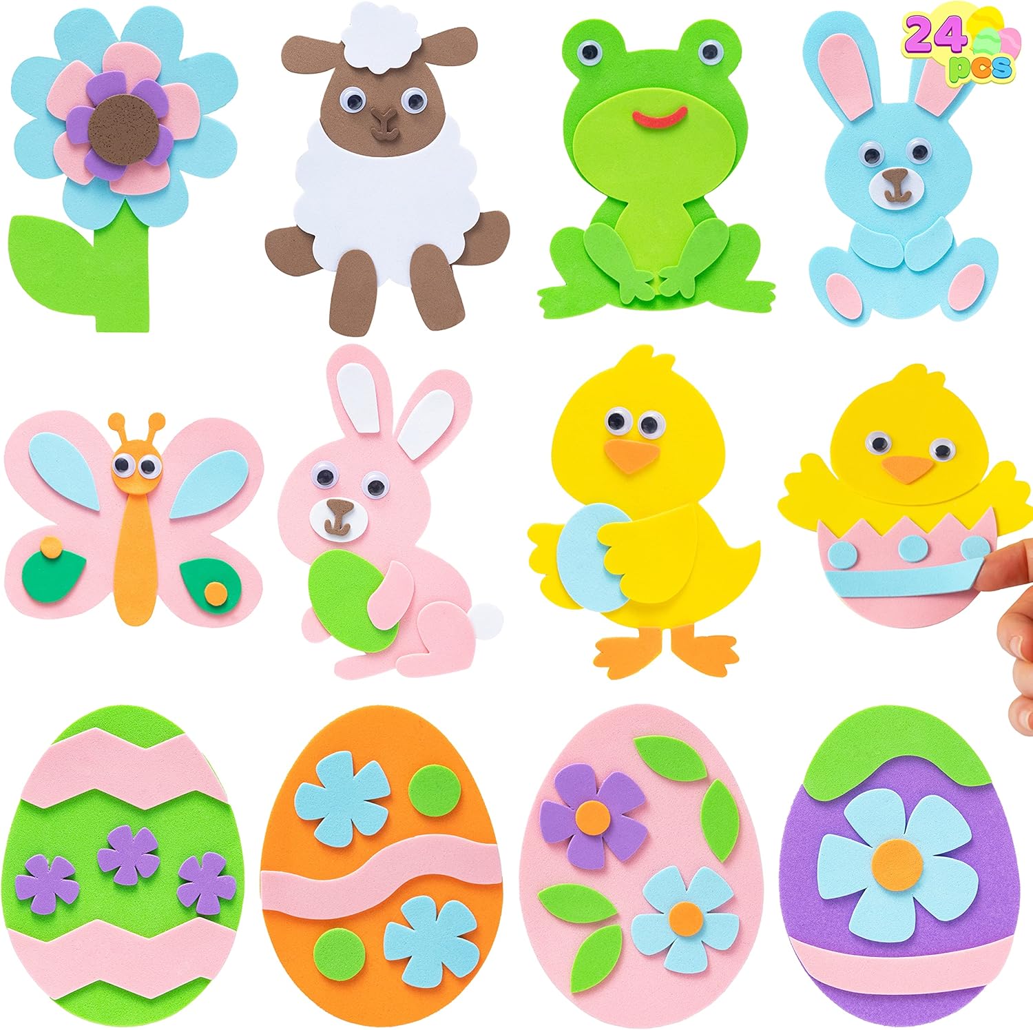 JOYIN Easter Egg Magnet Craft Set 24 Pack - Image 8