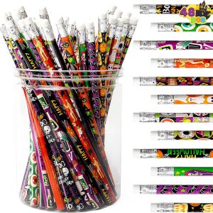 48 PCS Halloween Pencil Assortment with Eraser