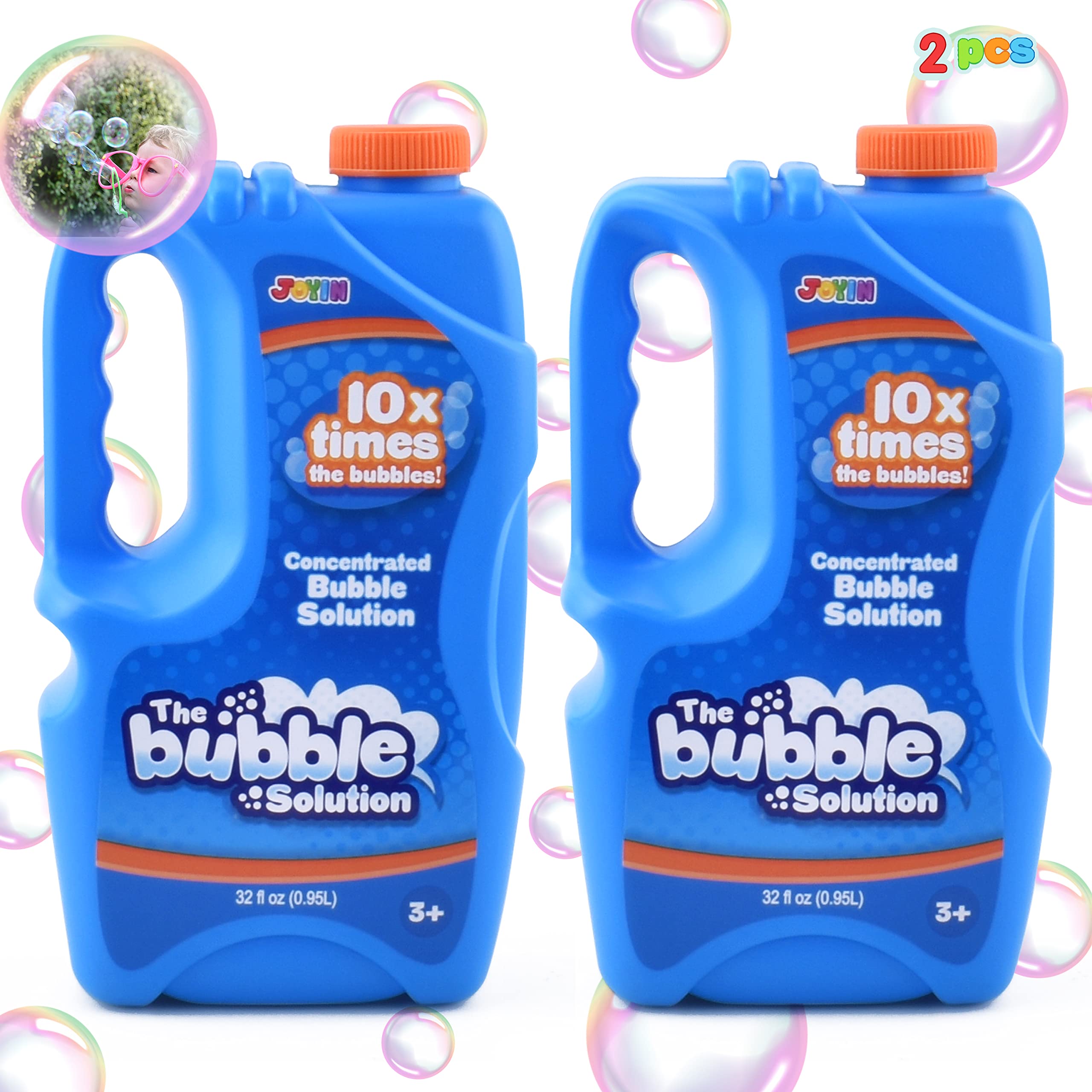 32 oz Bubble Solution Concentrated, 2 pcs Blue - Image 9