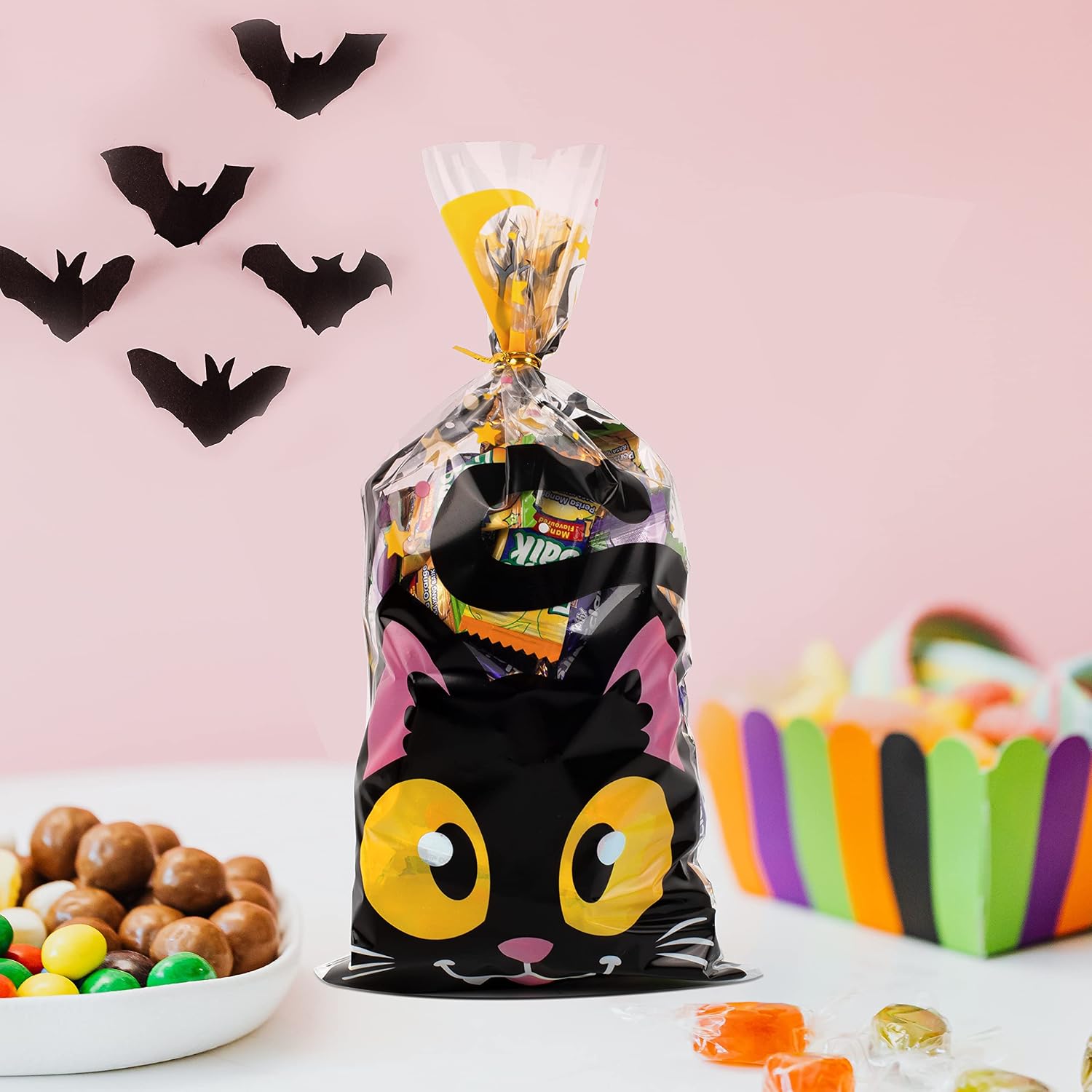 JOYIN 108 Pcs Halloween Treat Bags with Ties - Image 7