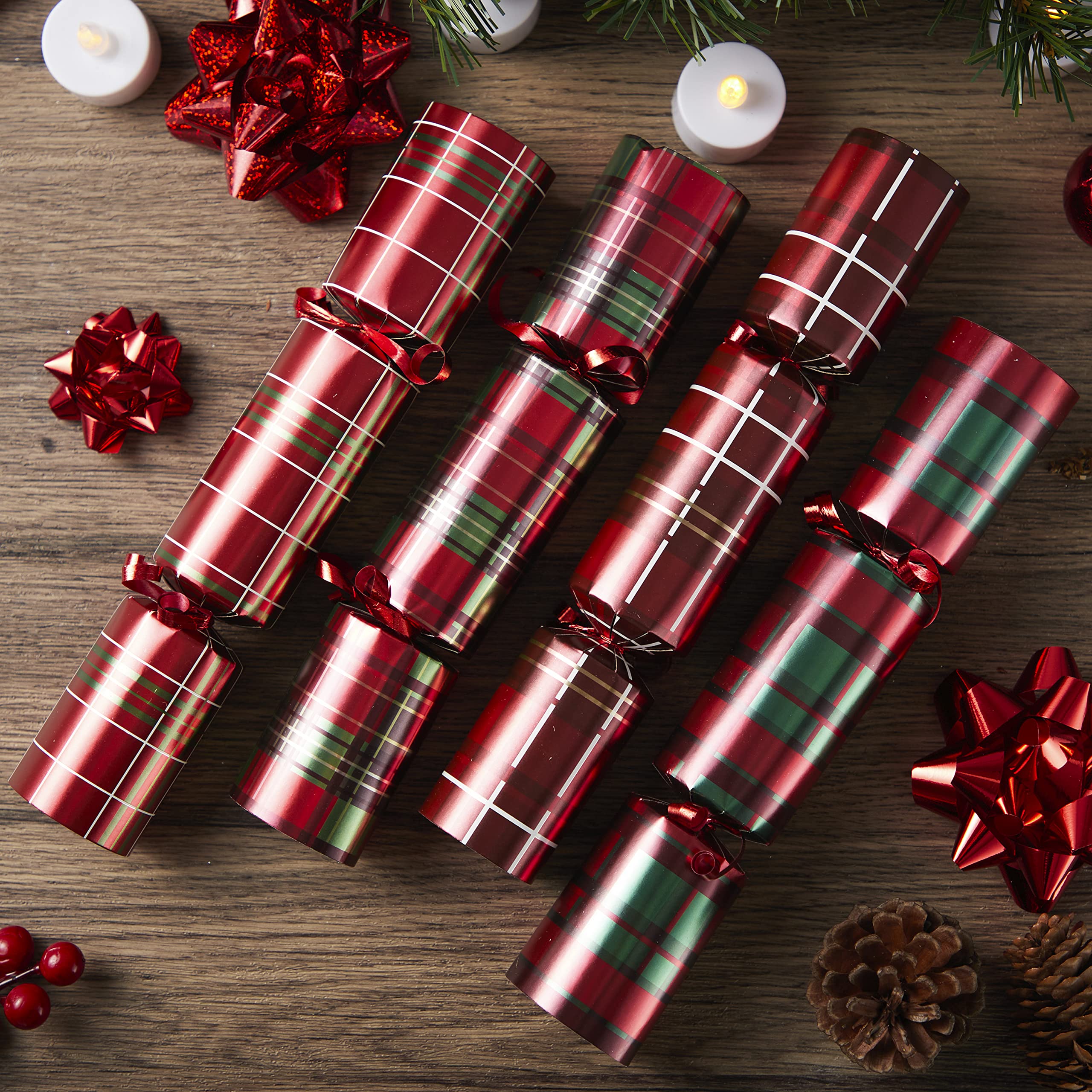 10in Christmas No Snap Party Favor (Plaid) - Image 9