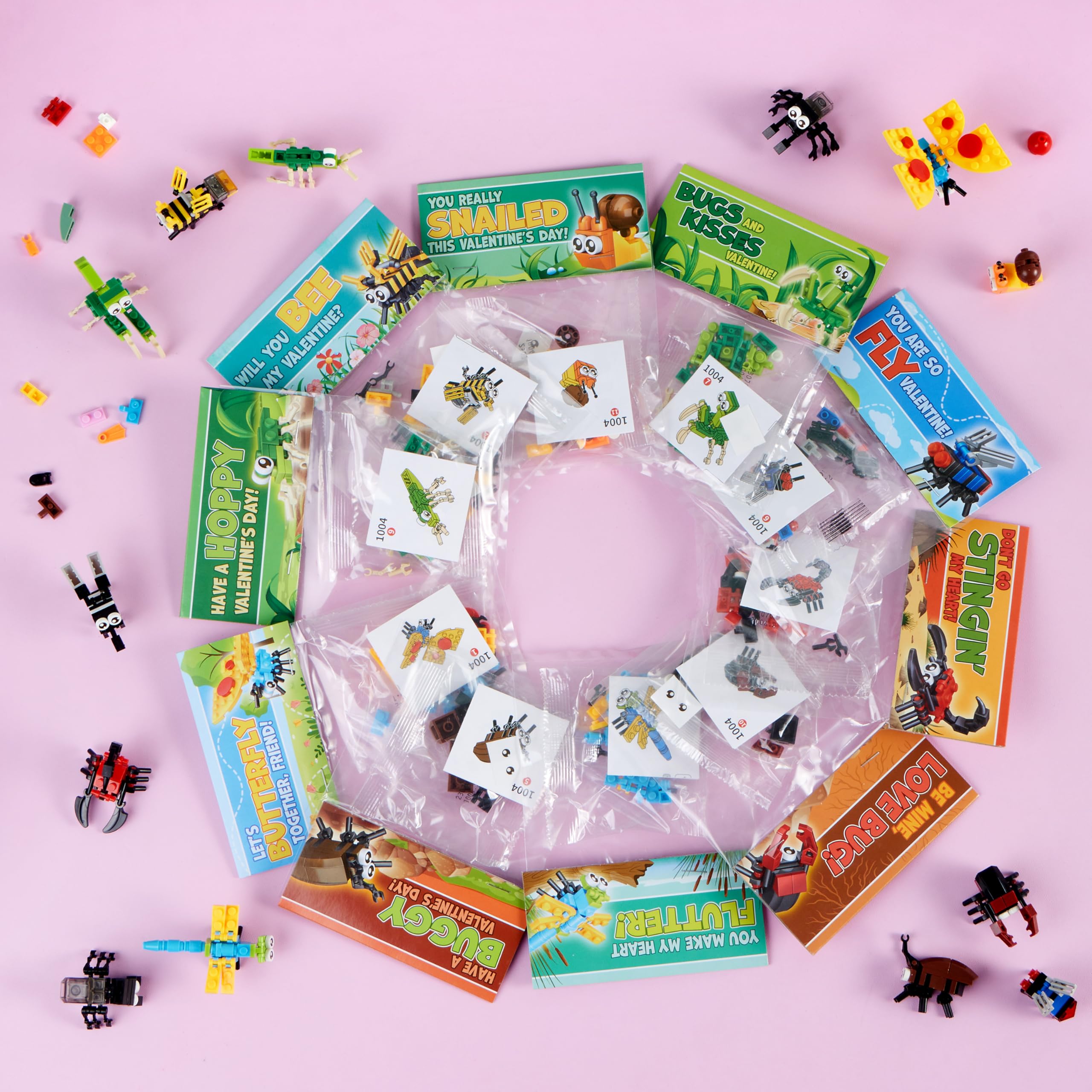 24 Packs Valentines Party Gift Cards with Building for Party Favor - Image 9