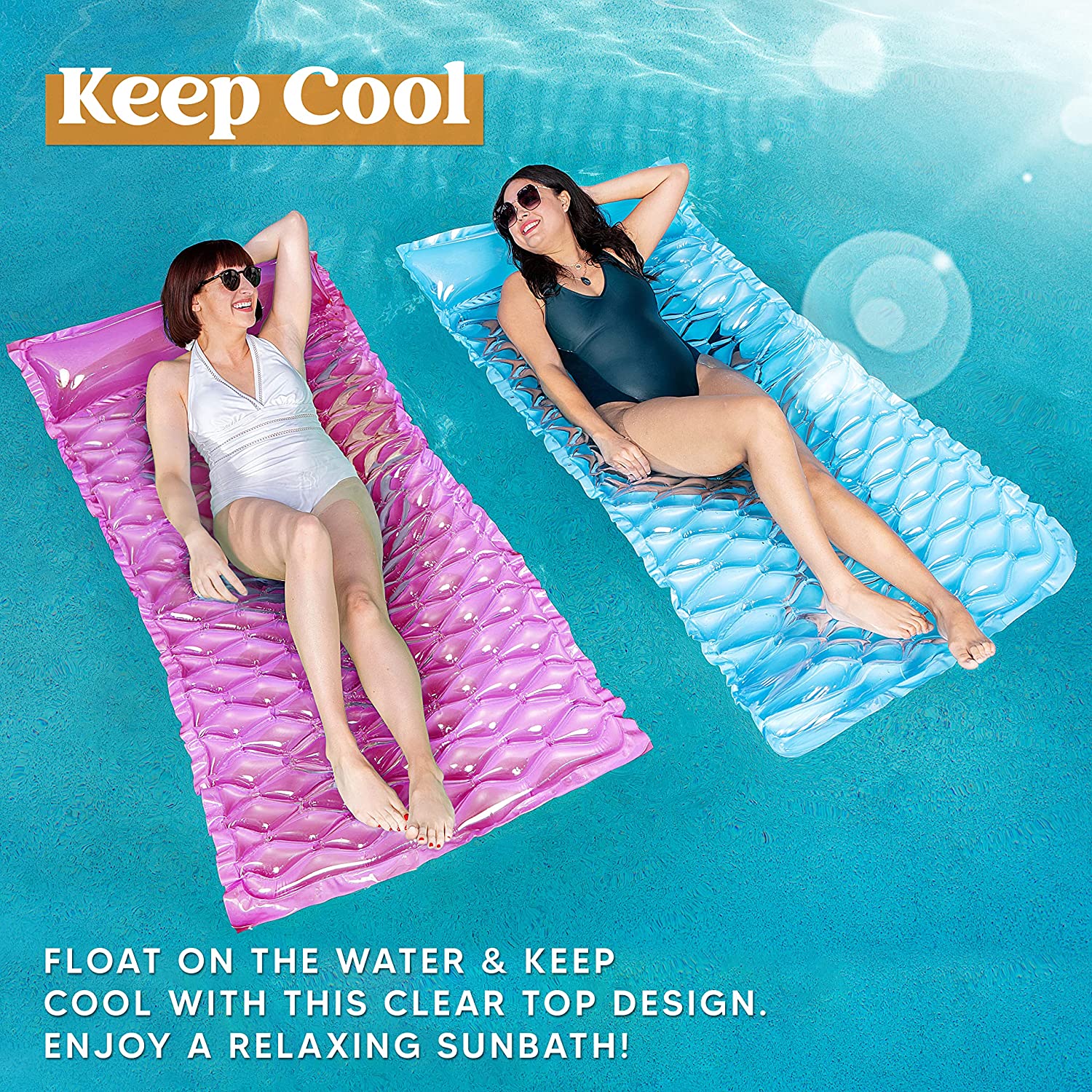 SLOOSH - Inflatable Wave Pool Mat, 2 Pcs - Image 3