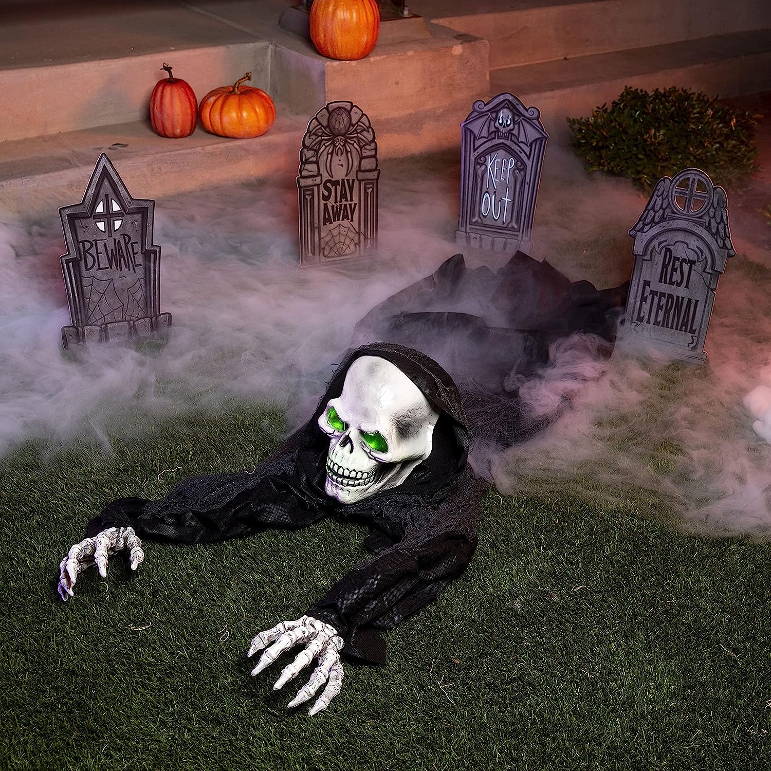 Halloween Grim Reaper Ground breaker Decoration - Image 5