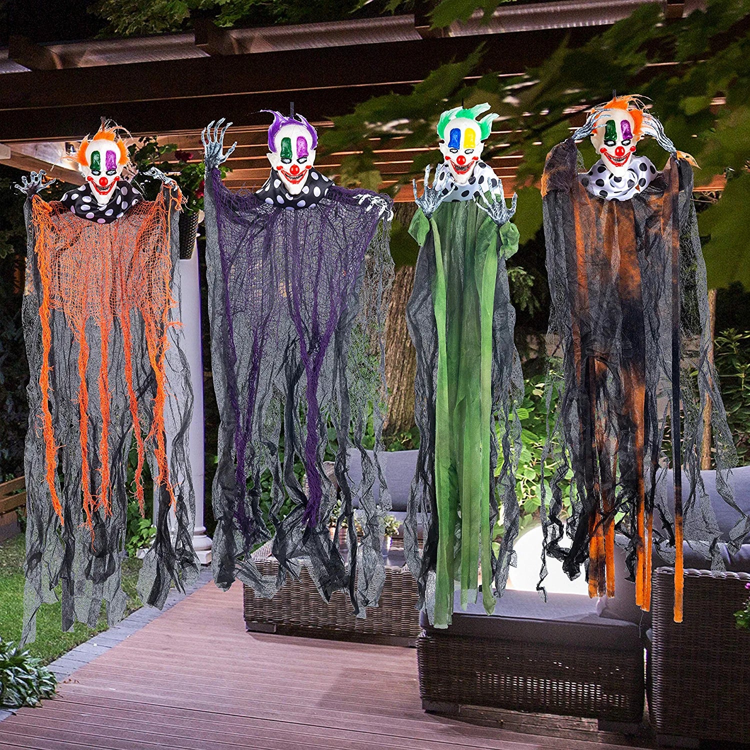 Hanging Clowns, 4 Pack - Image 4