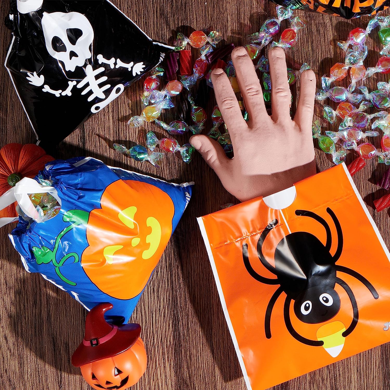 Halloween Drawstring Candy Bag, 96 Pcs - Image 8