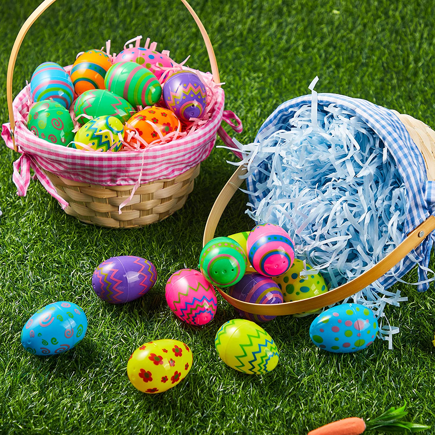 36Pcs Printed Easter Egg Shells - Image 2
