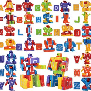 Alphabet Robot Action Figure Toys