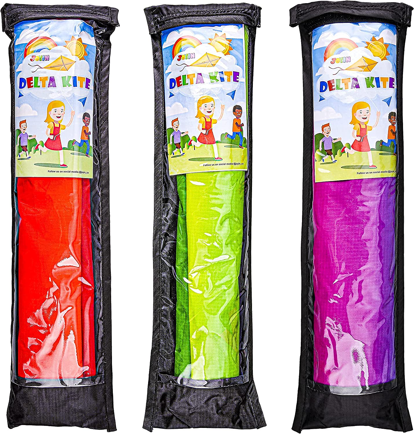 Big Delta Kite (Red, Green, Purple), 3 Pack - Image 7