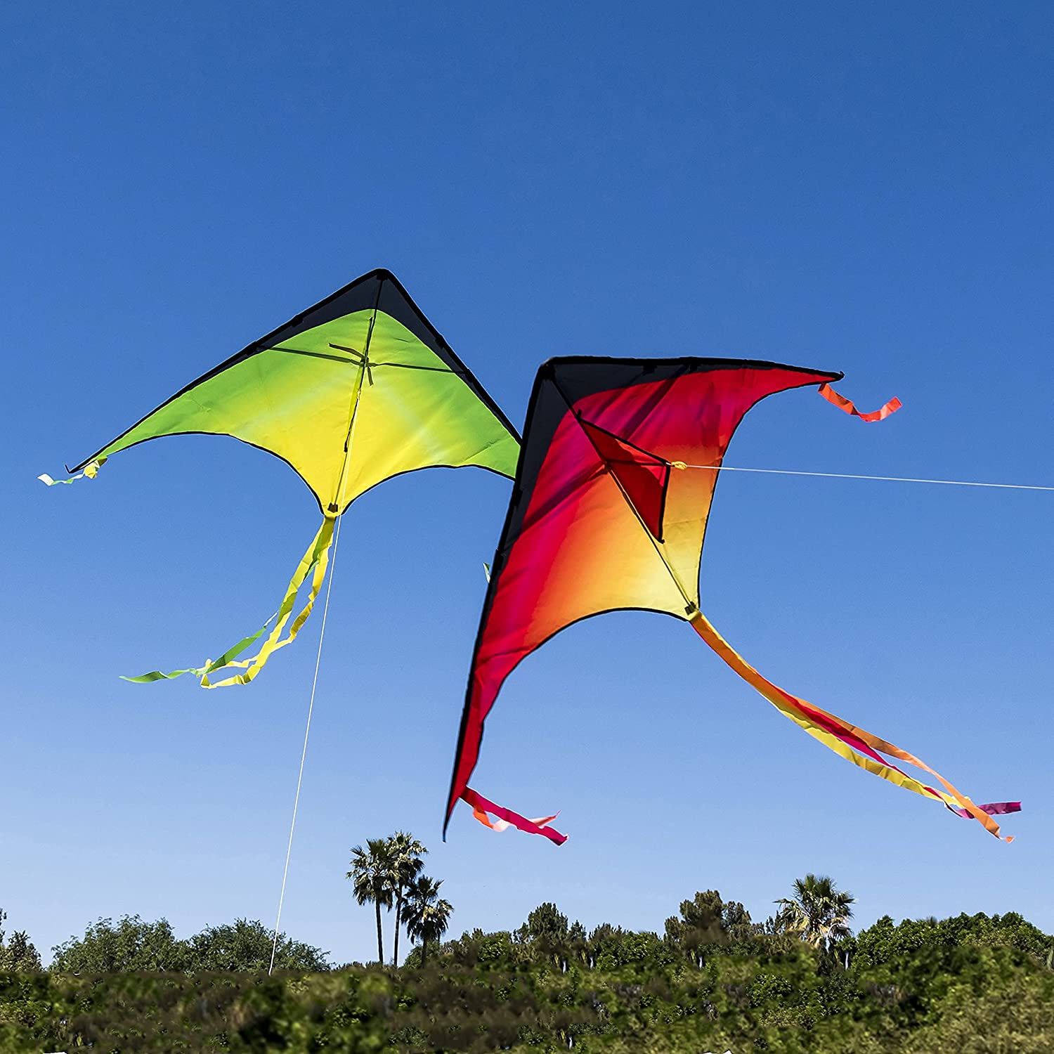 Big Delta Kite (Red, Green, Purple), 3 Pack - Image 6