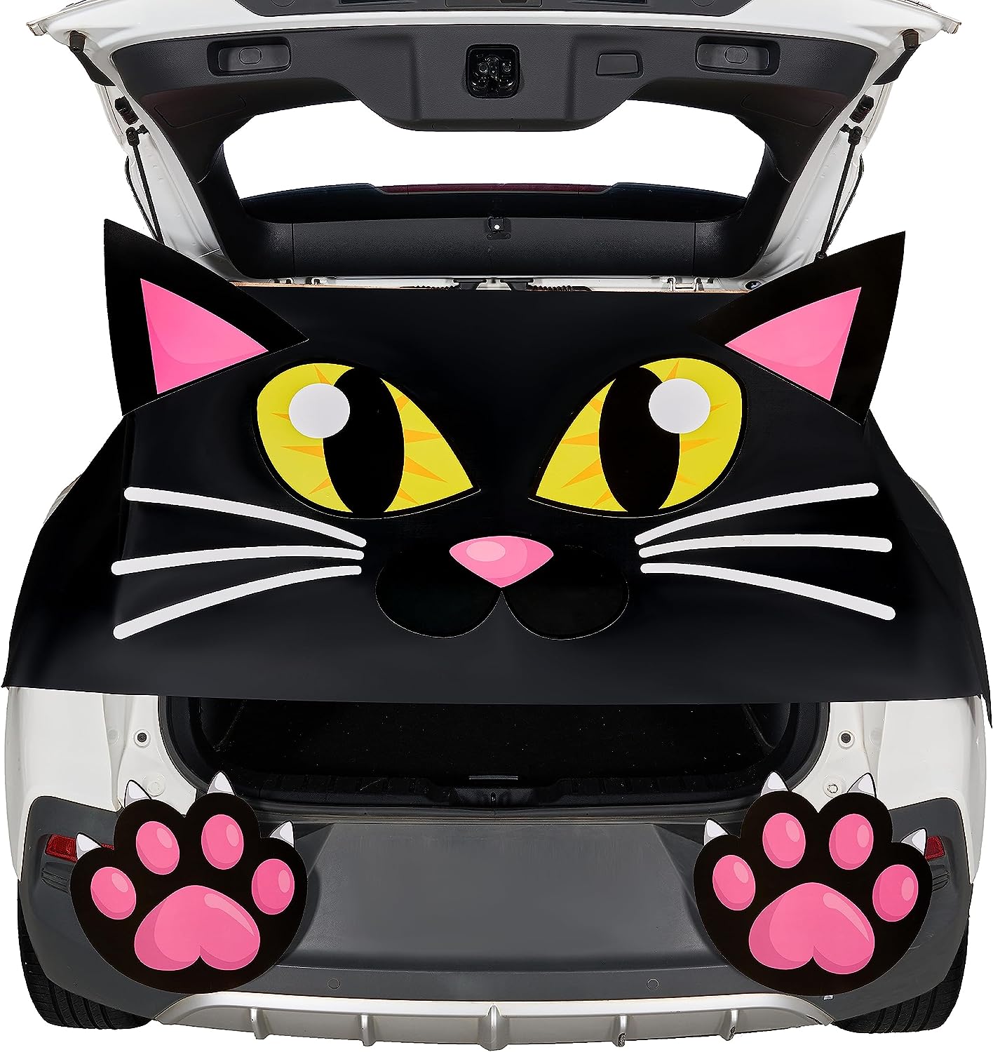 Black Cat Halloween Trunk or Treat Decor Kit - Image 2