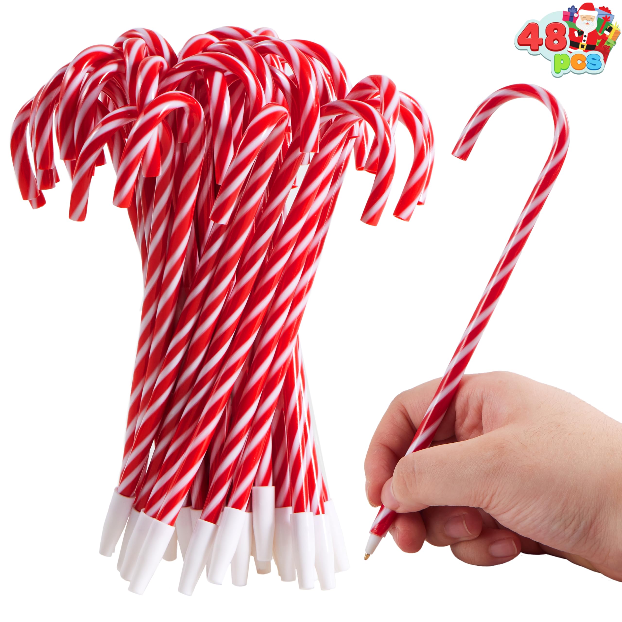 Candy Cane Ball Point Pens,48 Pcs