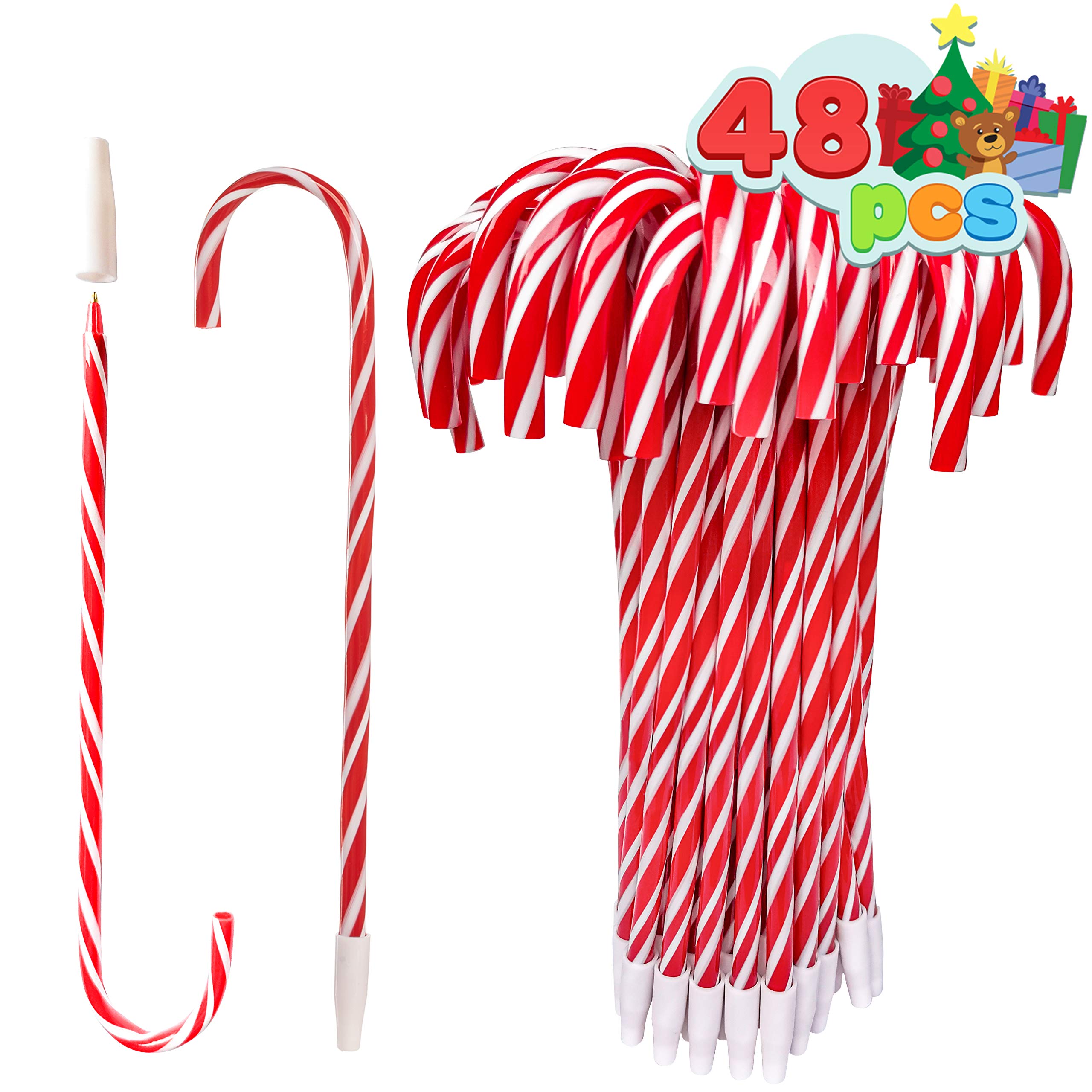 Candy Cane Ball Point Pens,48 Pcs - Image 8