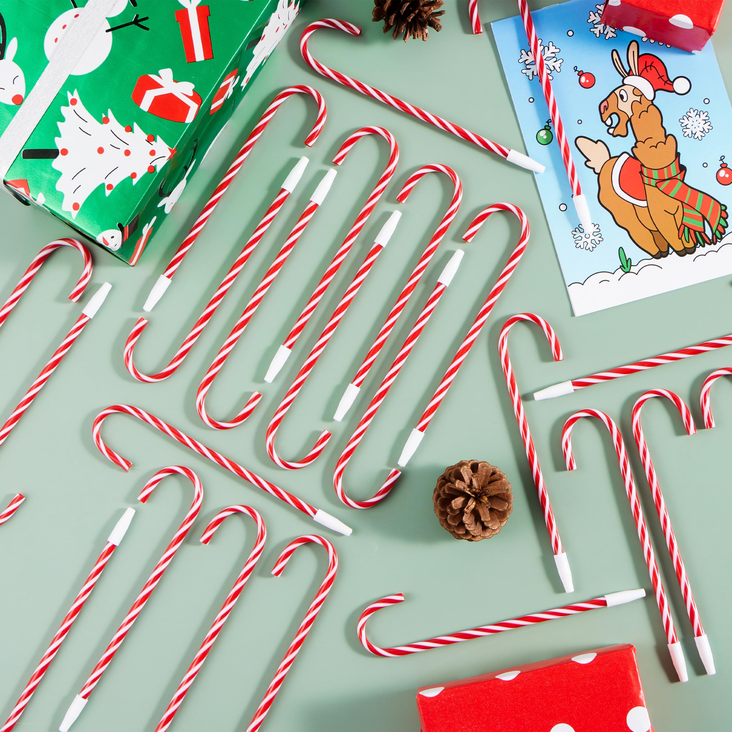 Candy Cane Ball Point Pens,48 Pcs - Image 3