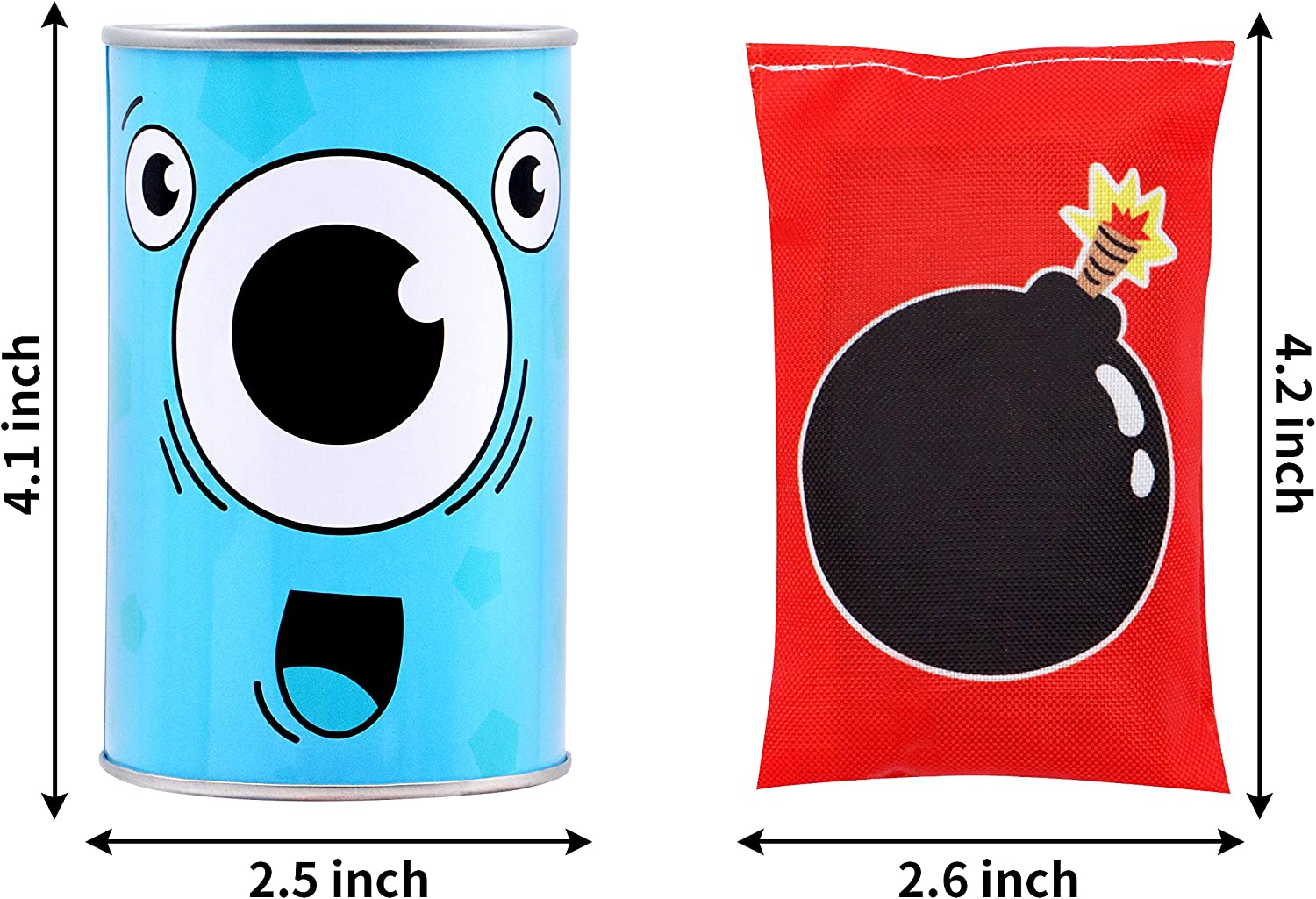 Carnival Bean Bag Toss Can Game Set, 13 Pcs - Image 4