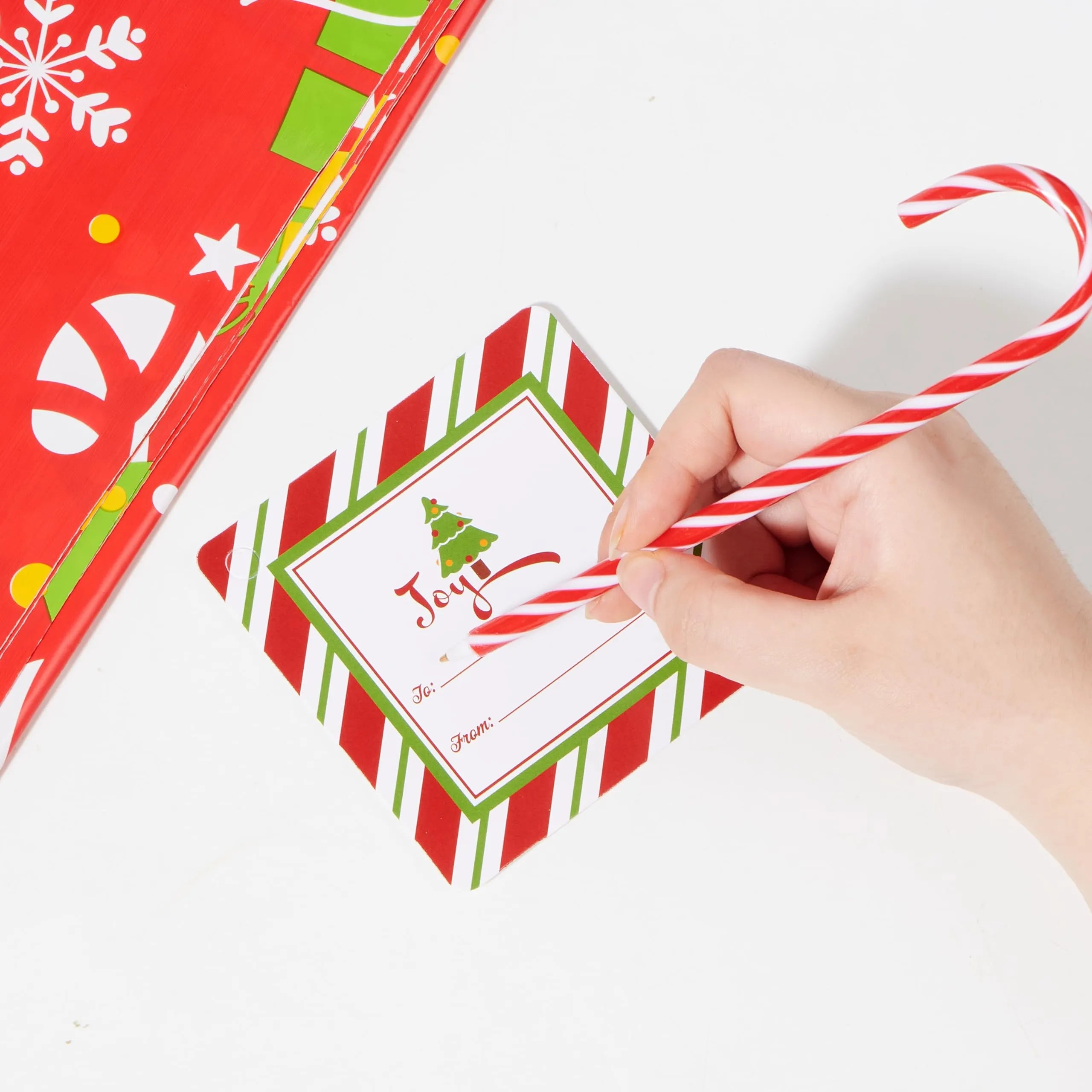 Christmas Gift Bag 56x36 Oversized Gift Wrapping Plastic Bag - Image 6