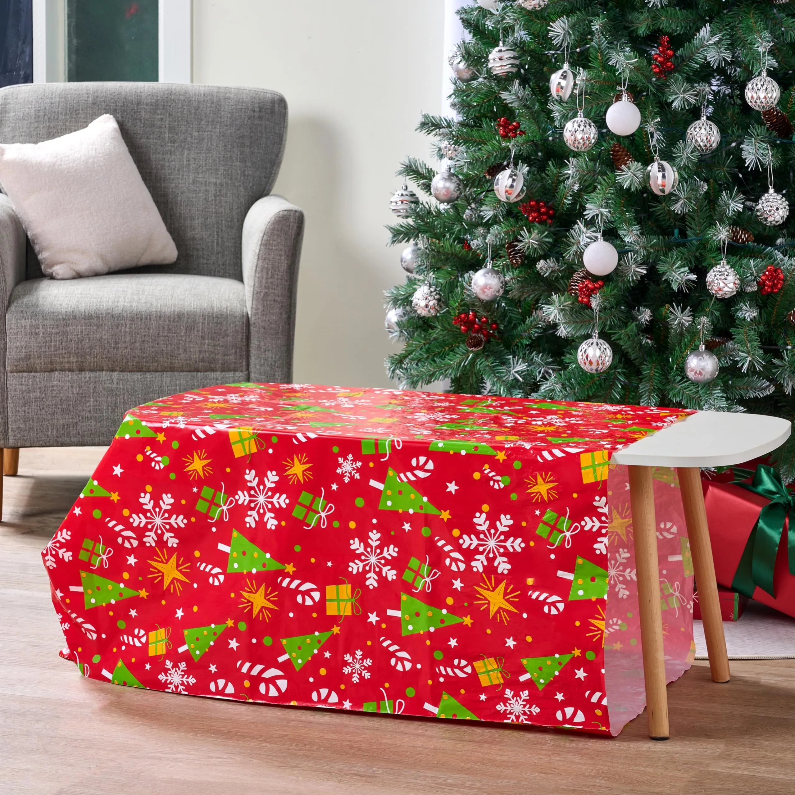 Christmas Gift Bag 56x36 Oversized Gift Wrapping Plastic Bag - Image 2