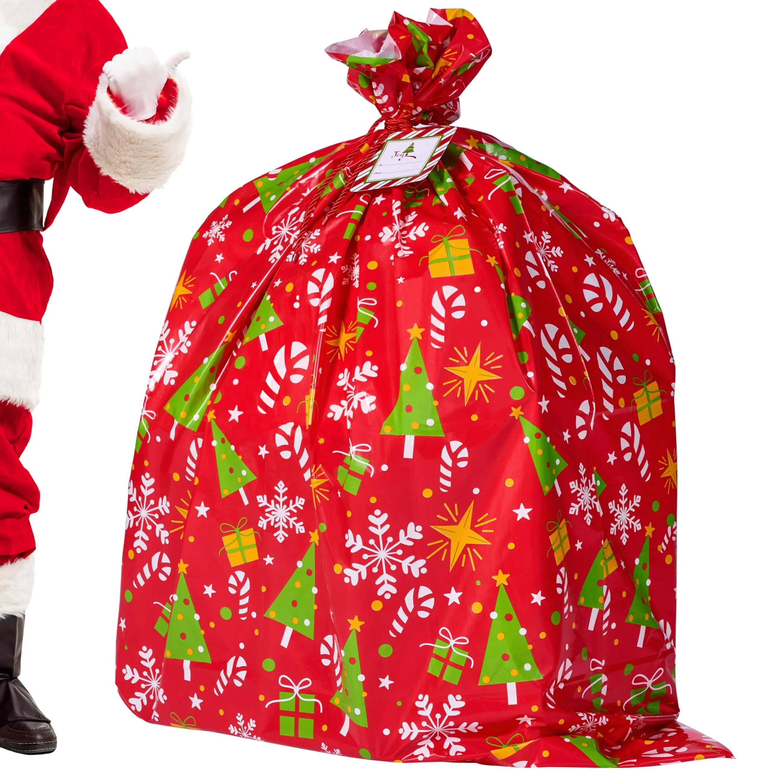Christmas Gift Bag 56x36 Oversized Gift Wrapping Plastic Bag - Image 5