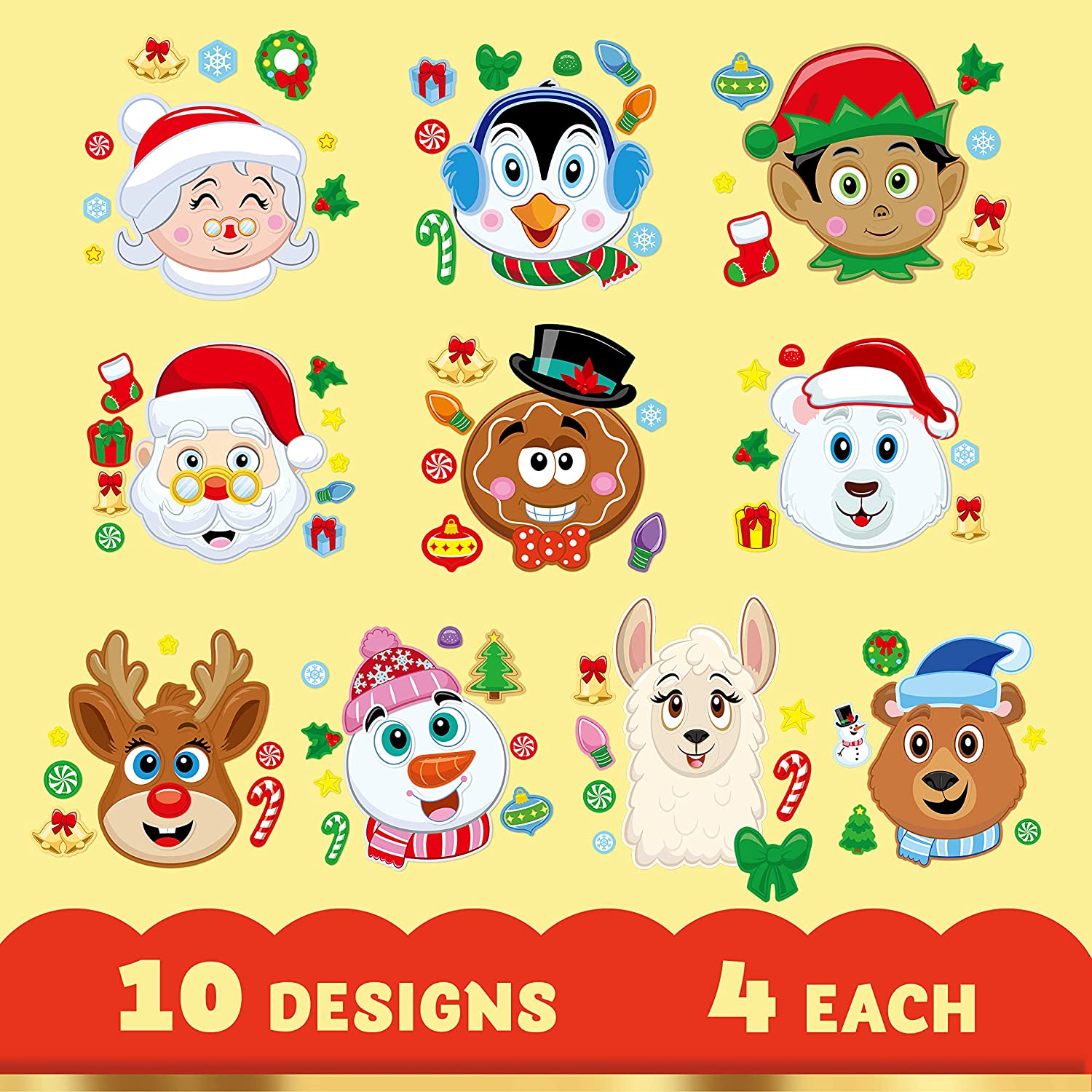 Christmas Make a Face - Head Only - Image 2