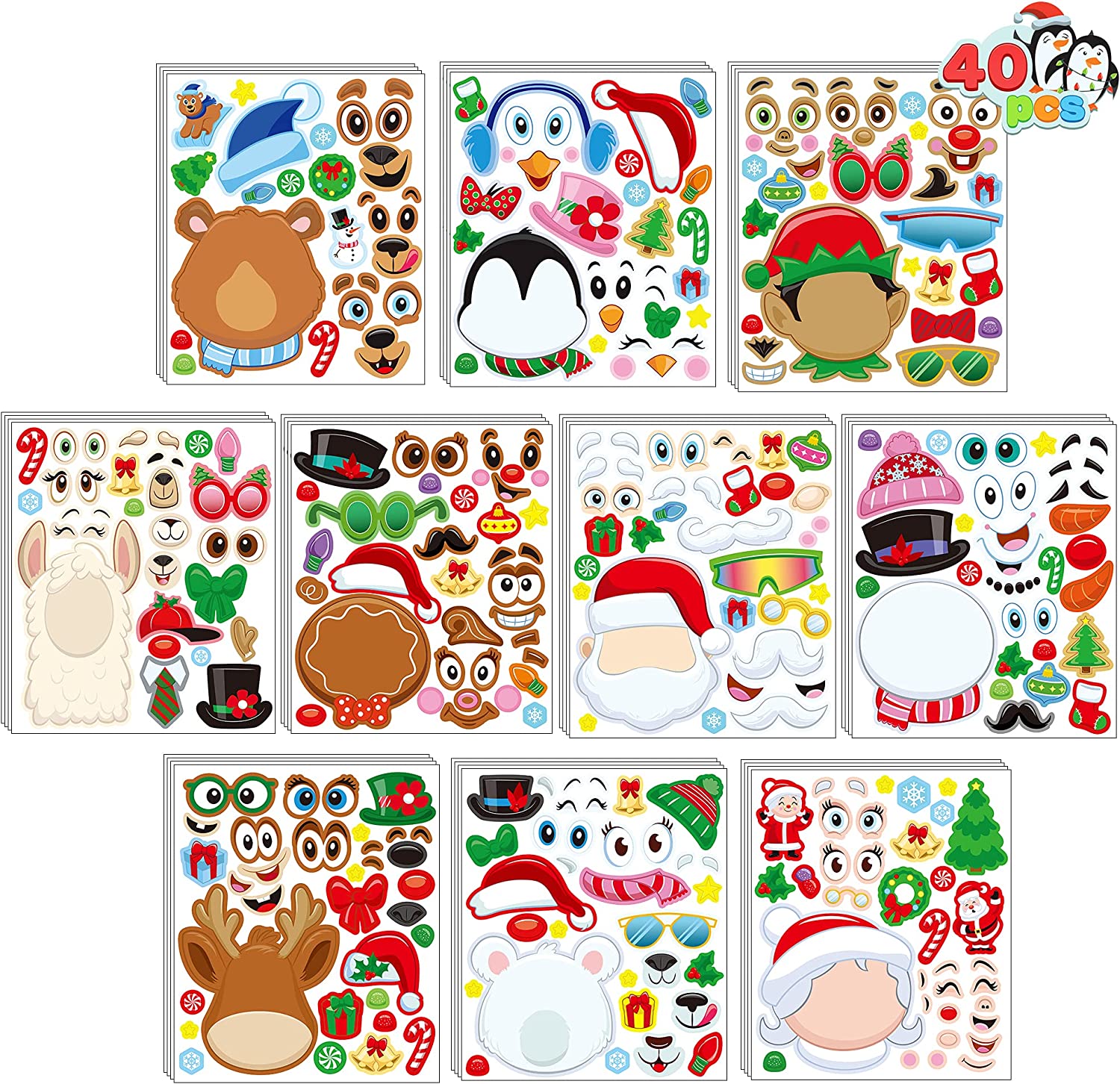 Christmas Make a Face - Head Only - Image 8