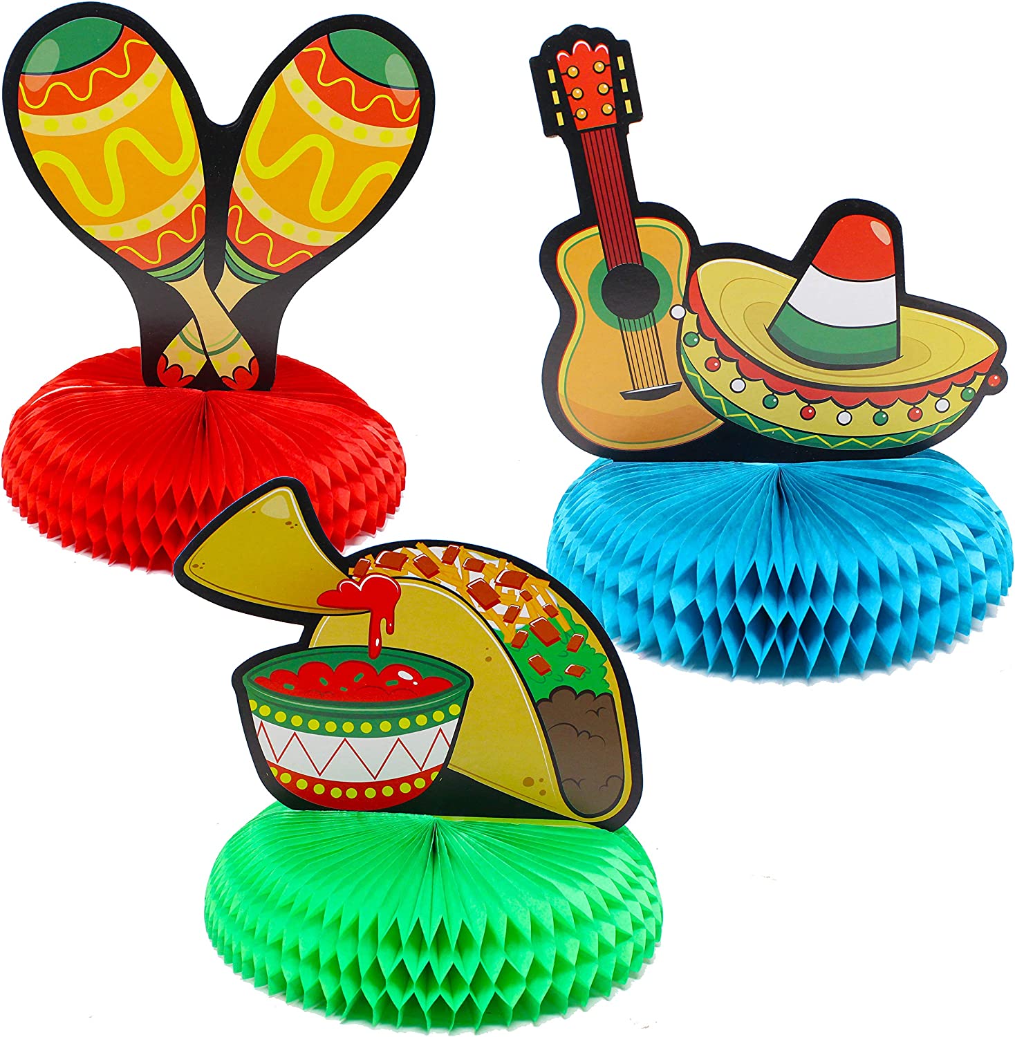 Cinco De Mayo Fiesta Honeycomb Table Centerpiece - Image 2