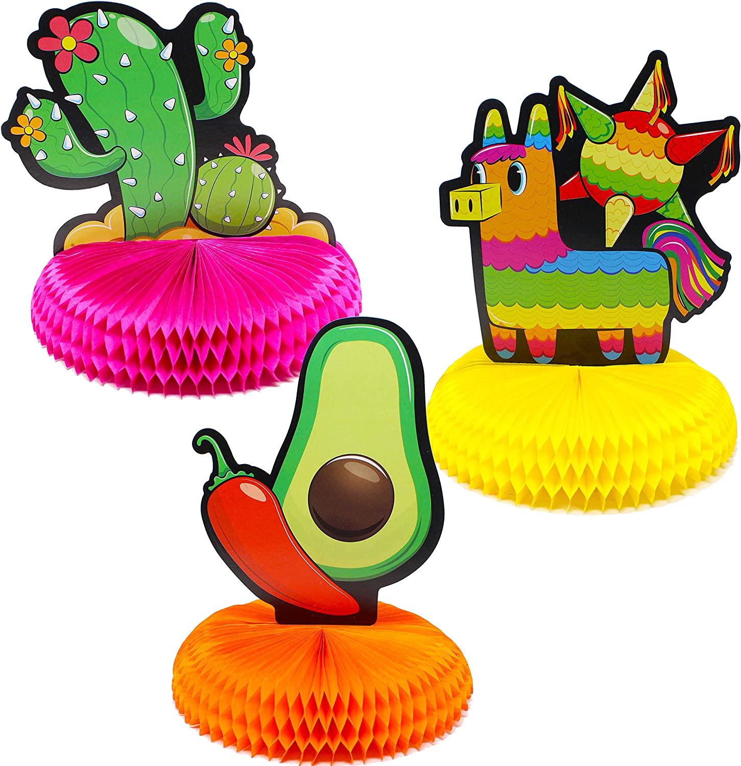 Cinco De Mayo Fiesta Honeycomb Table Centerpiece - Image 3