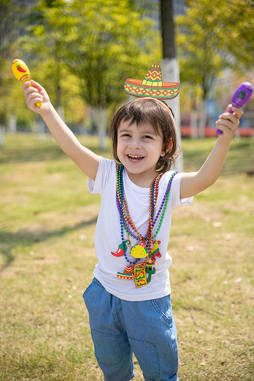 Cinco de Mayo Fiesta Necklaces Bead, 12 Pieces - Image 4