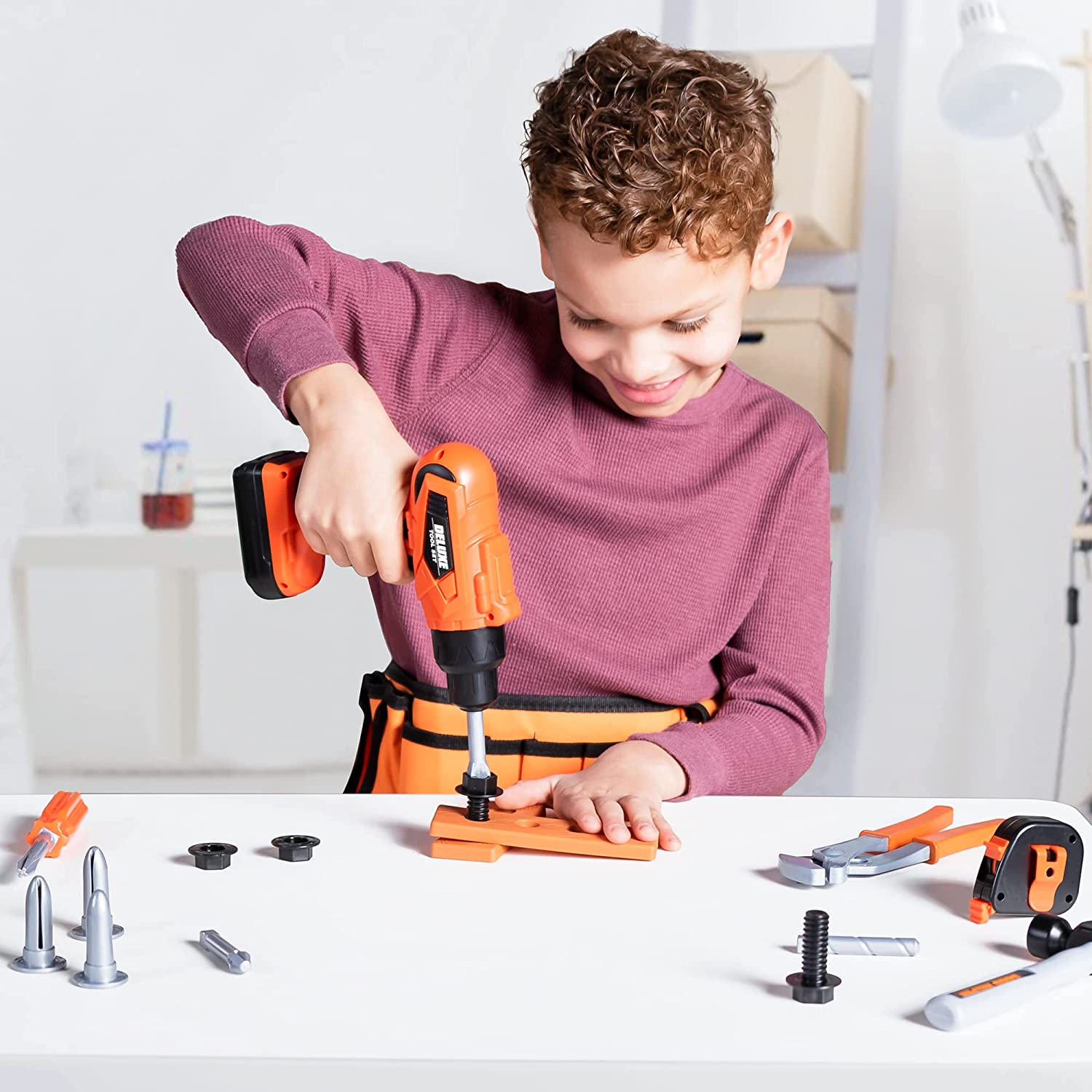Construction Tool Toy Set, 19 Piece - Image 7