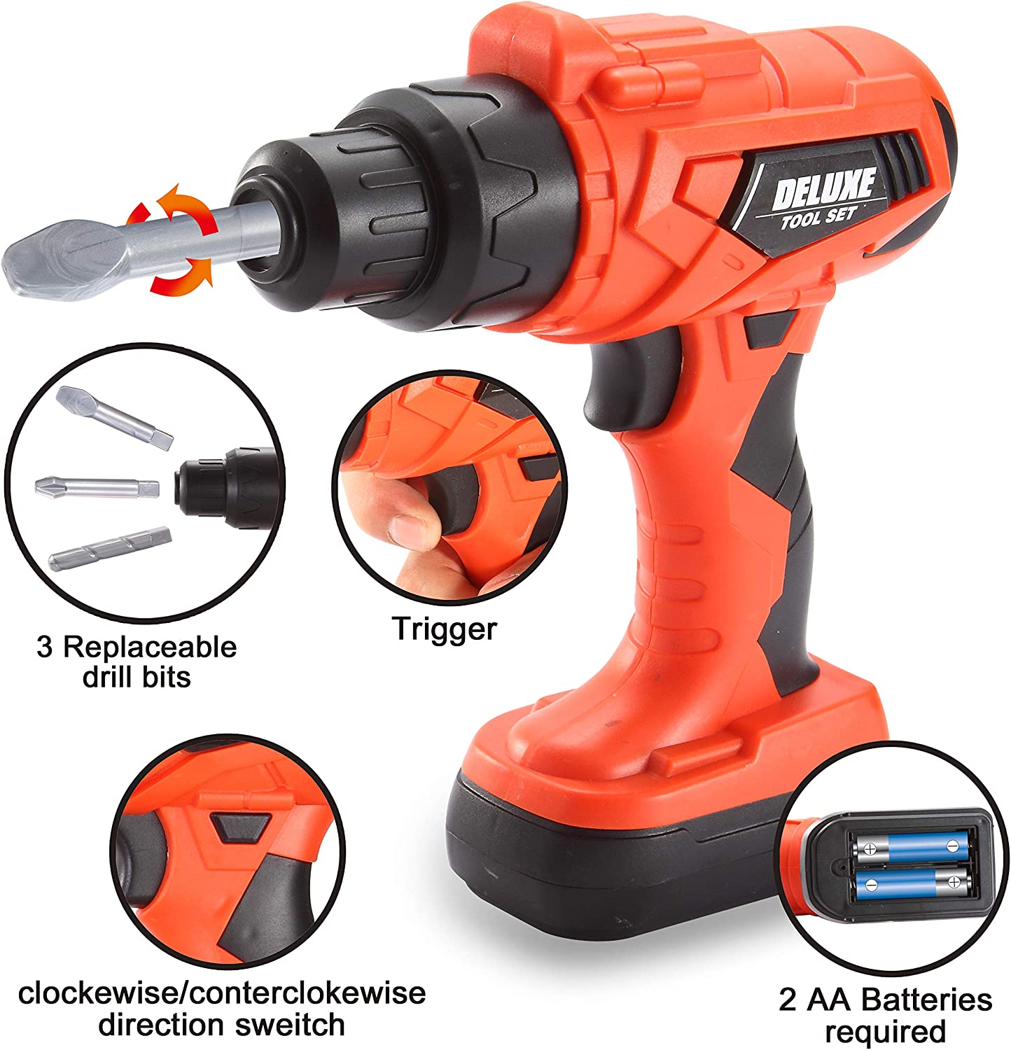 Construction Tool Toy Set, 19 Piece - Image 3