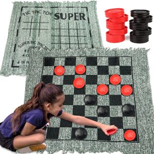 FIELDAY - Giant Checkers and Tic Tac Toe Game